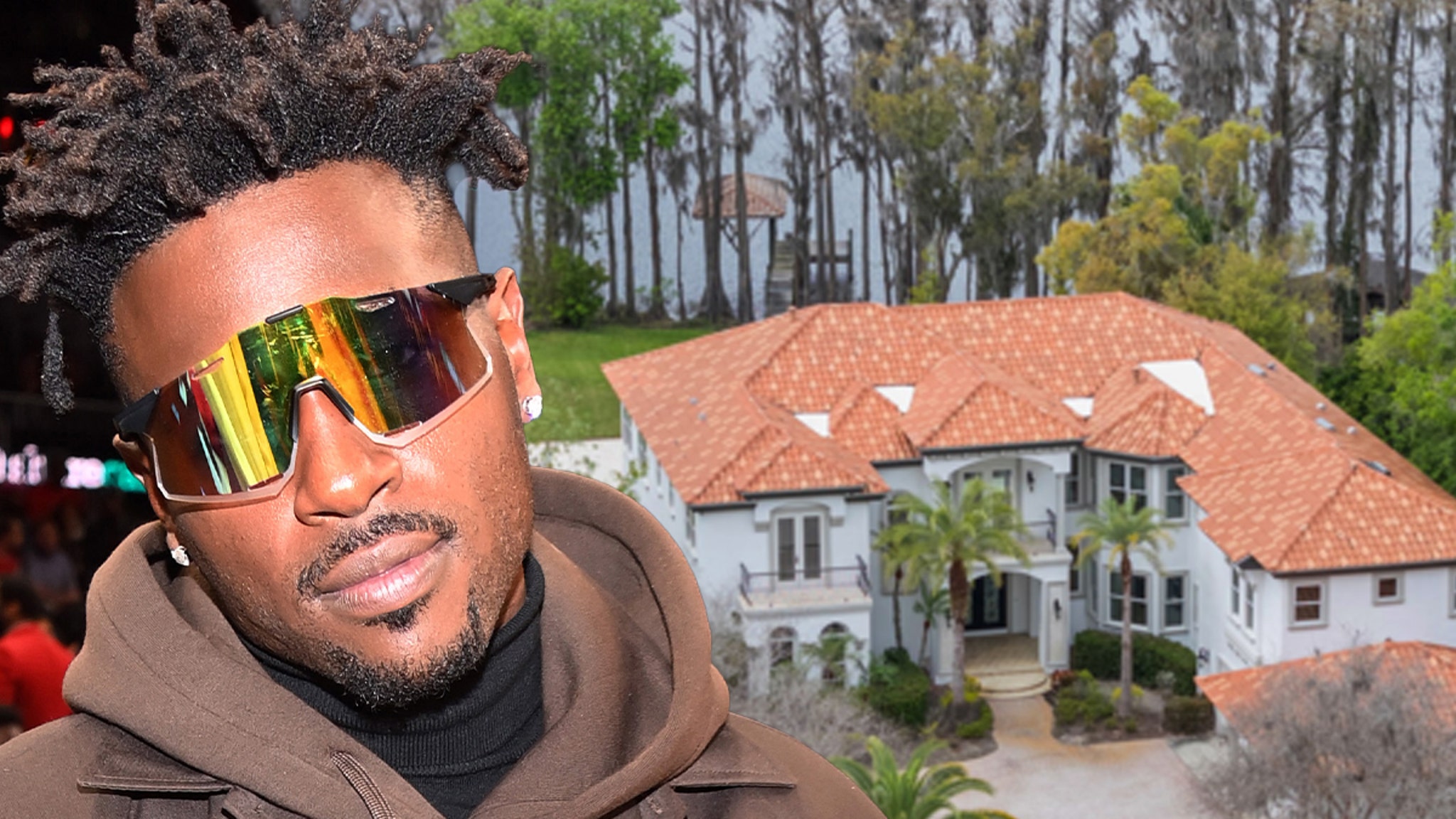 La antigua mansión de Antonio Brown en Florida bajo contrato 10 días después de su inclusión en la lista