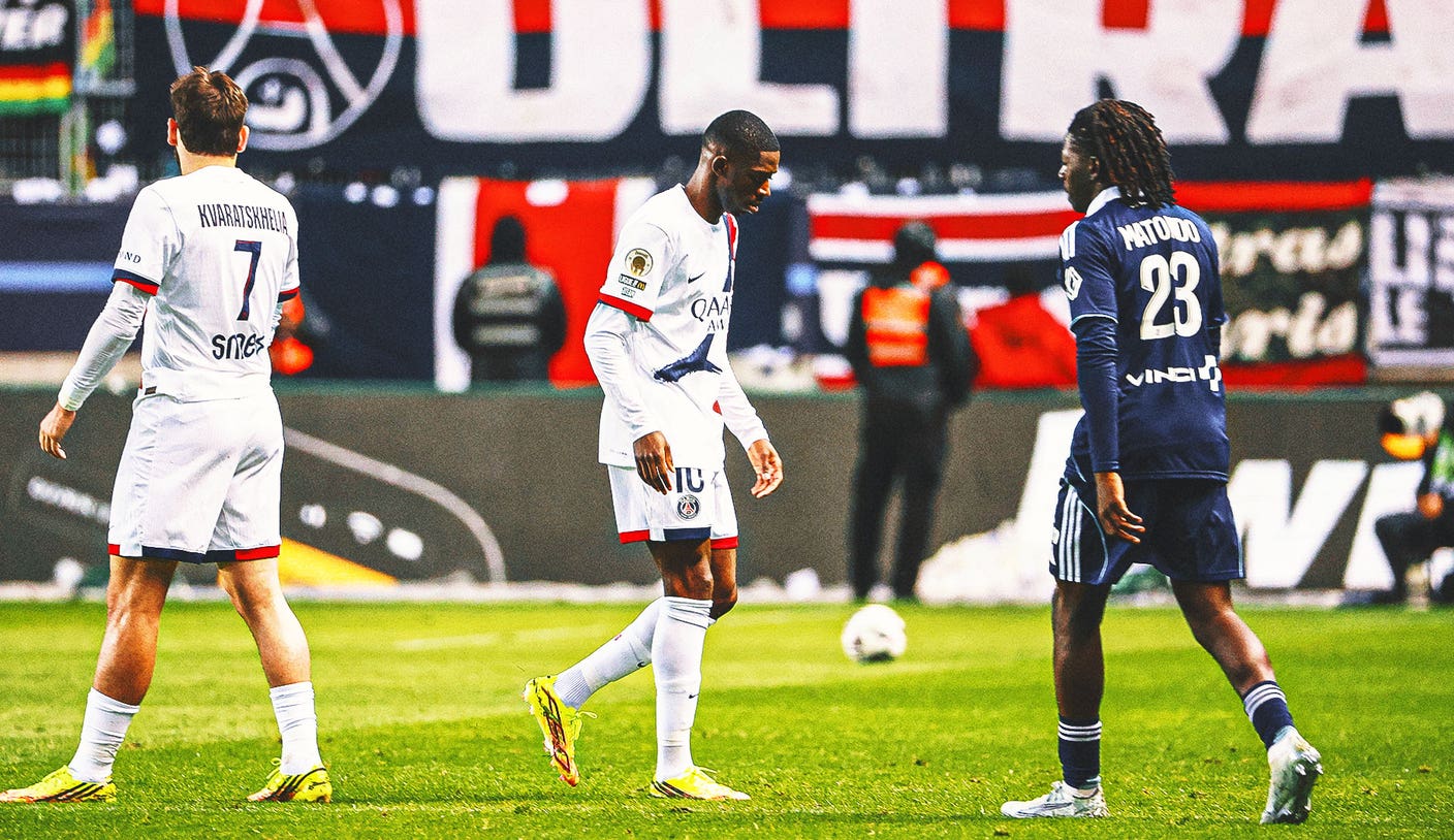 Ousmane Dembélé del PSG sufre una lesión en la pierna antes de la final de la Liga de Campeones