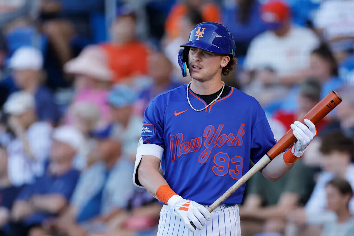 Mets OF Carson Benge, Cardinals IF JJ Wetherholt incluidos en las listas del Día Inaugural entre los mejores prospectos de 2026