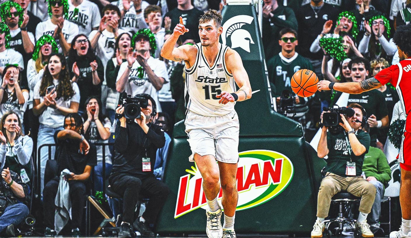 Carson Cooper anota 20, el máximo de su carrera, para llevar a Michigan State a superar a Ohio State