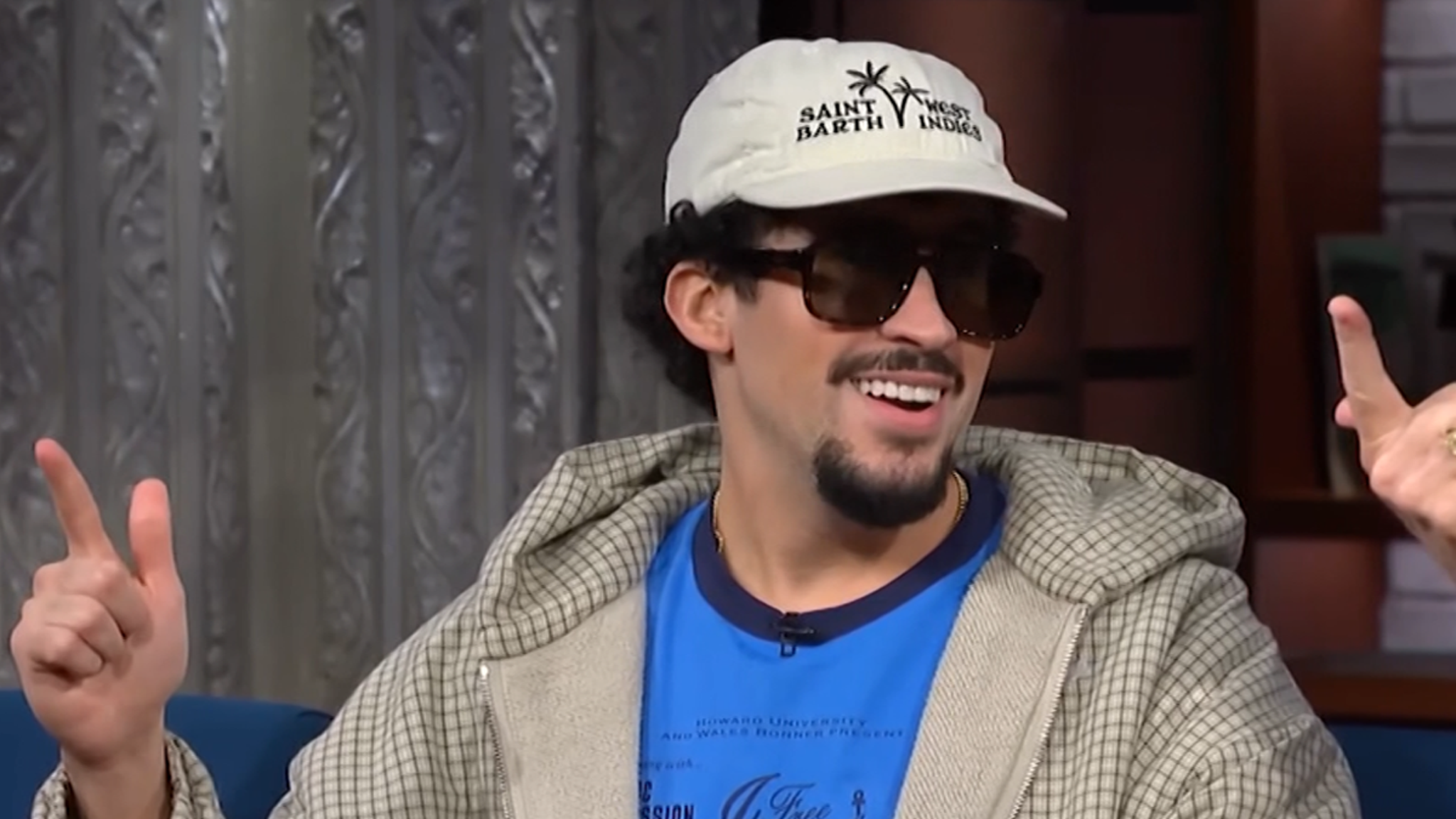 Bad Bunny describe su futuro en 5 palabras en “Late Show” con Colbert