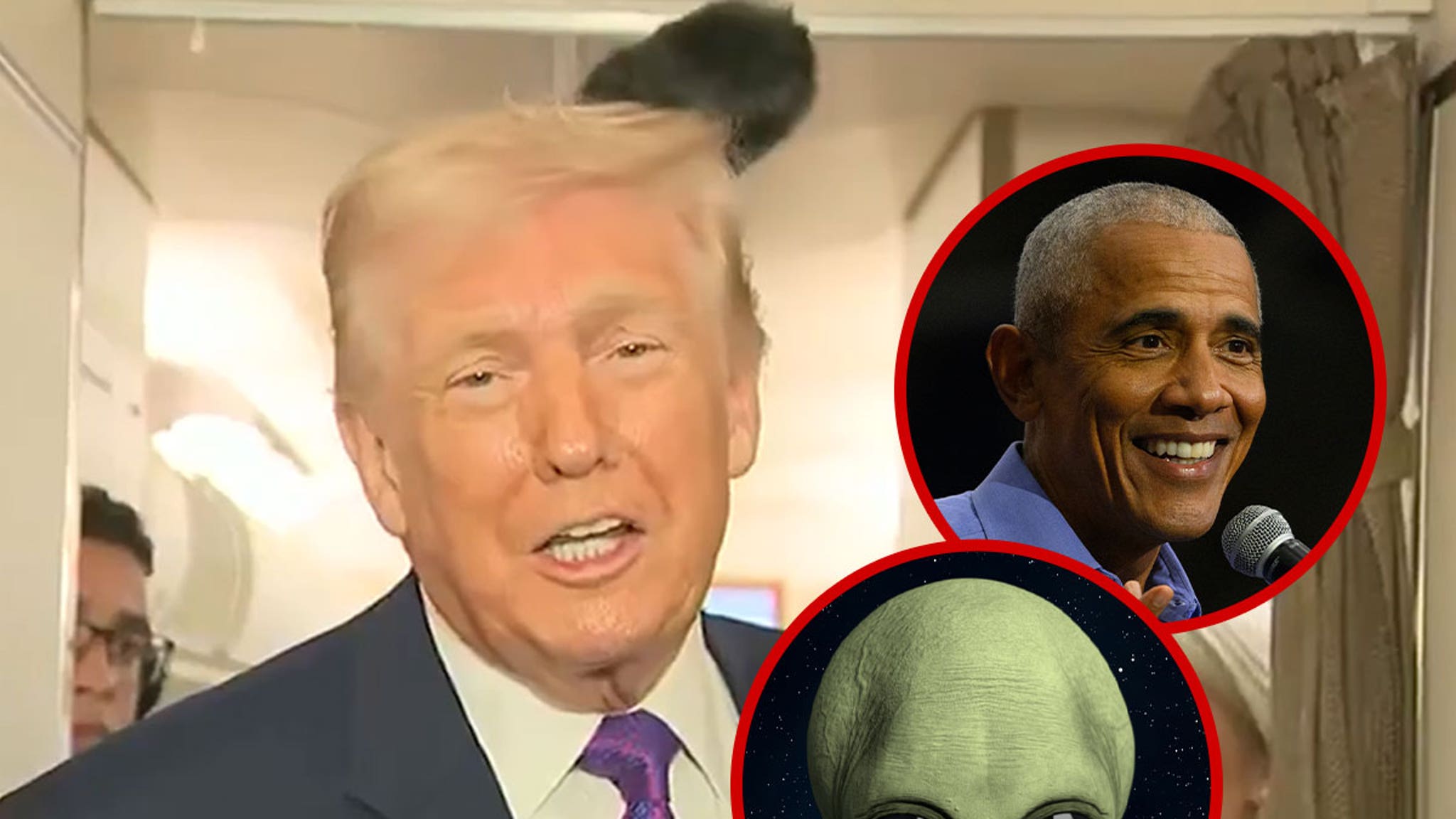 Trump dice que Obama filtró información clasificada sobre extraterrestres