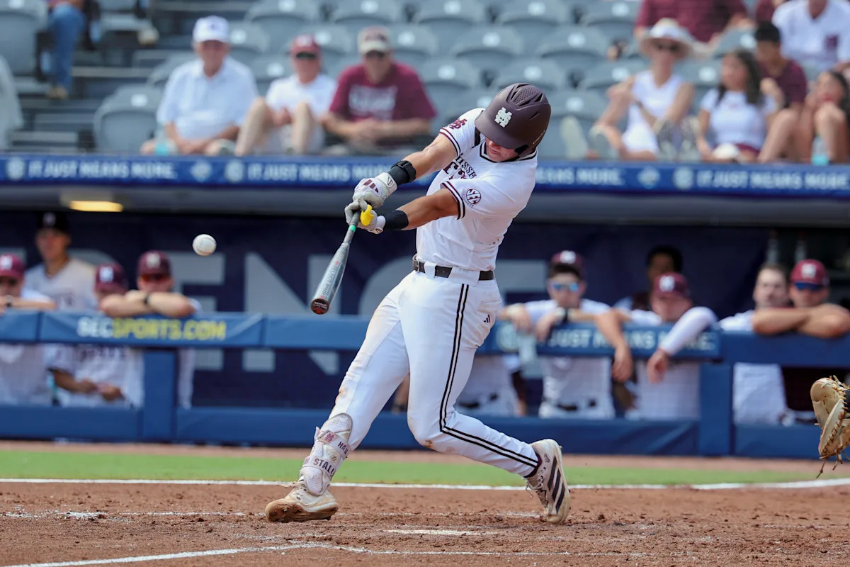 Georgia gana la pelea 13-12 sobre Mississippi St. en el juego 1 del Super Regional de Béisbol de la NCAA