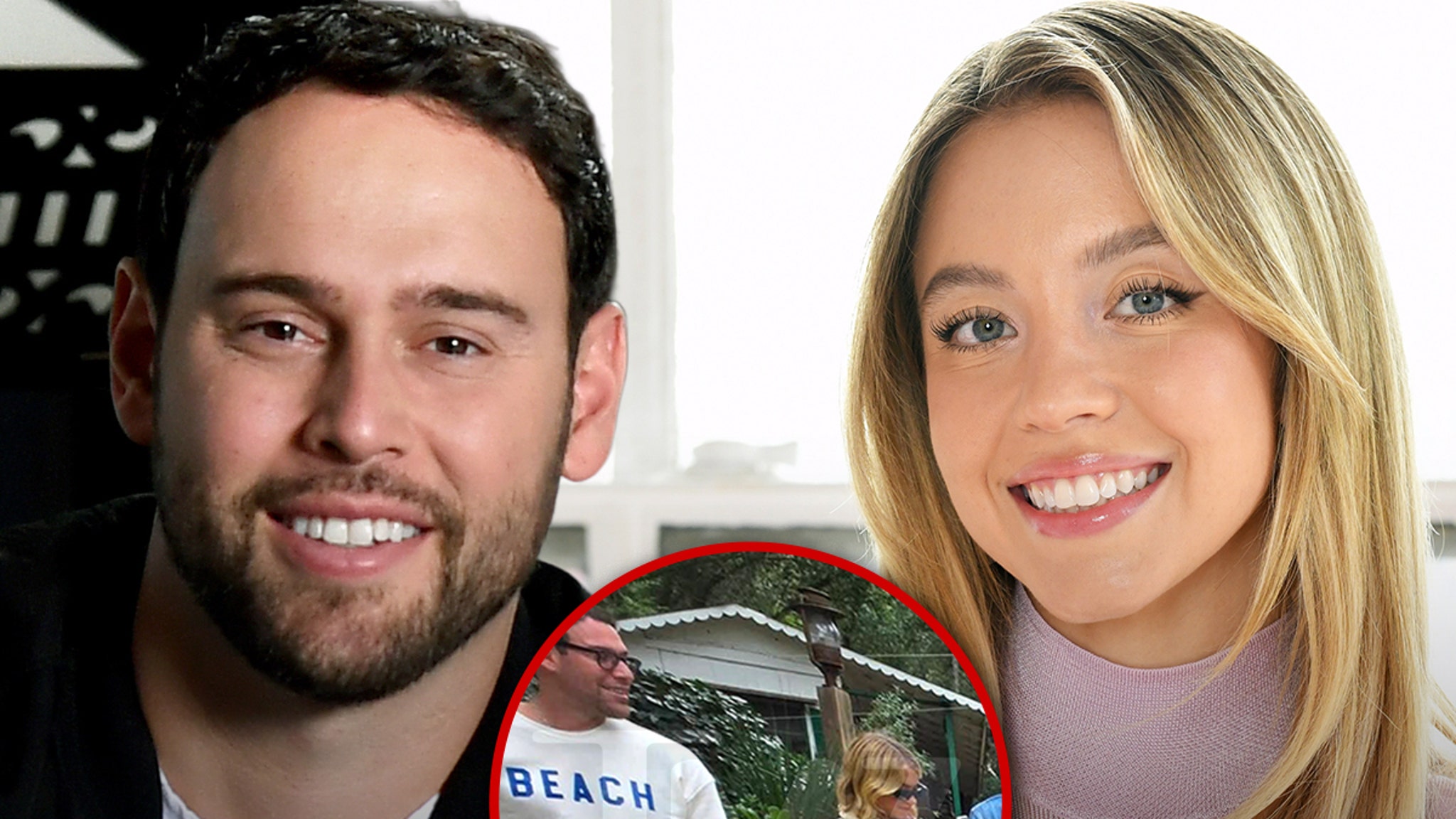 Sydney Sweeney y Scooter Braun se acercan en el almuerzo de Santa Bárbara