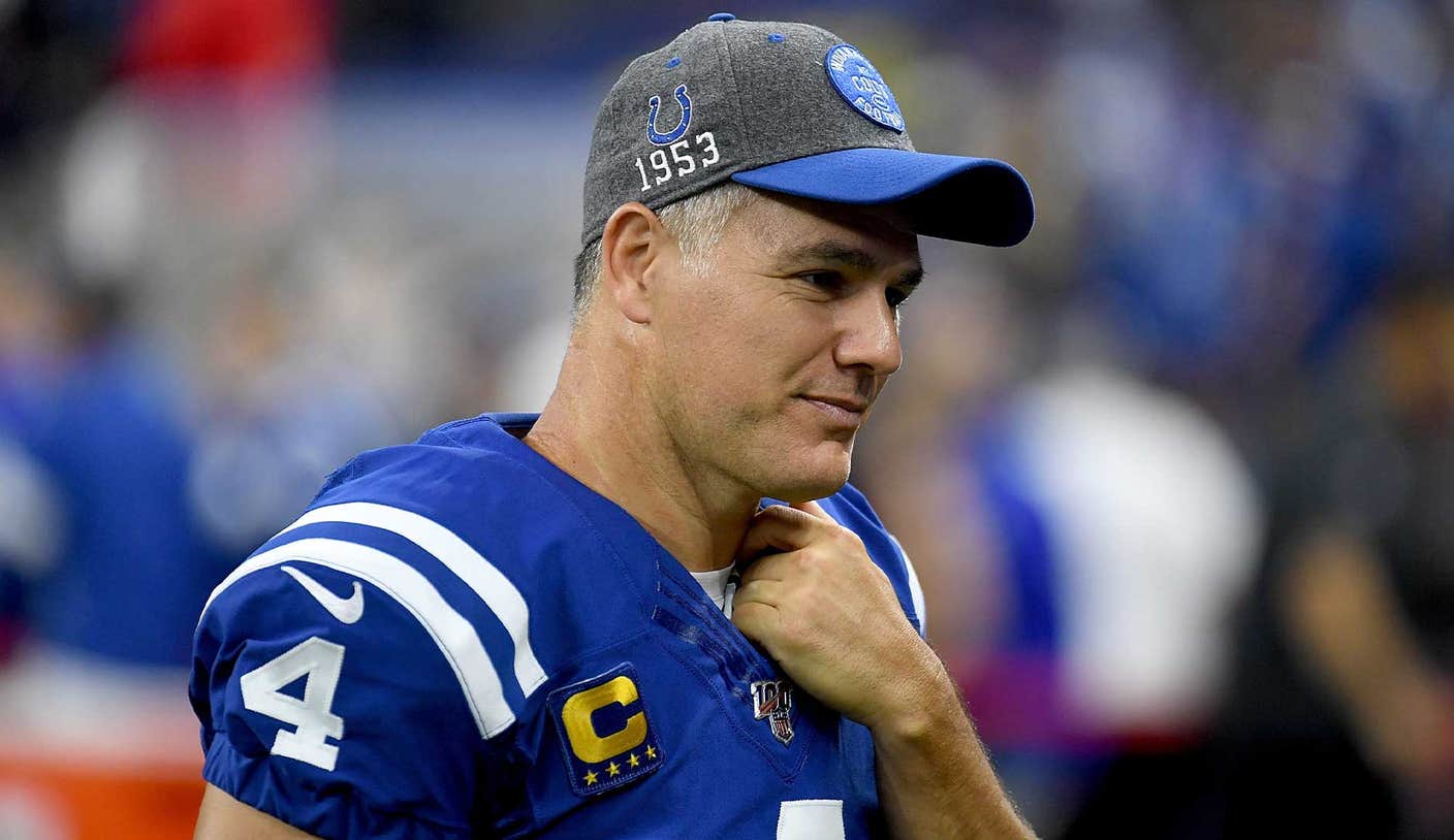 Adam Vinatieri listo para el regreso al Lucas Oil Stadium durante la inducción al Ring of Honor de los Colts