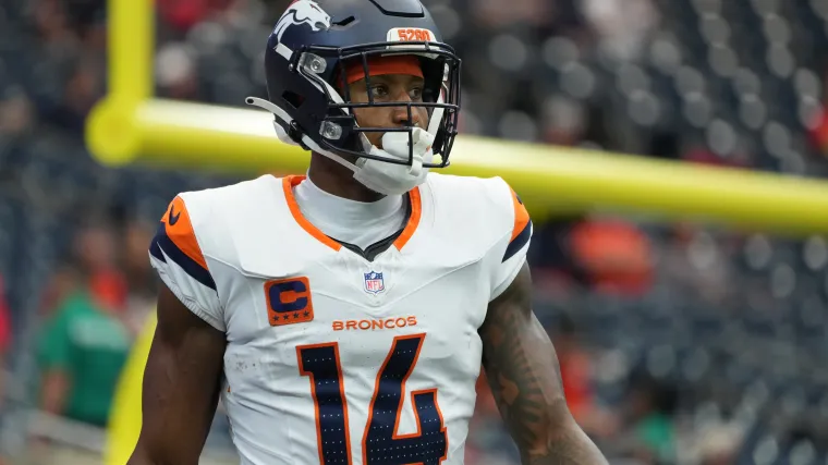 Broncos vinculados con la idea de intercambiar Wild Courtland Sutton con Eagles por Superstar WR de 1,000 yardas
