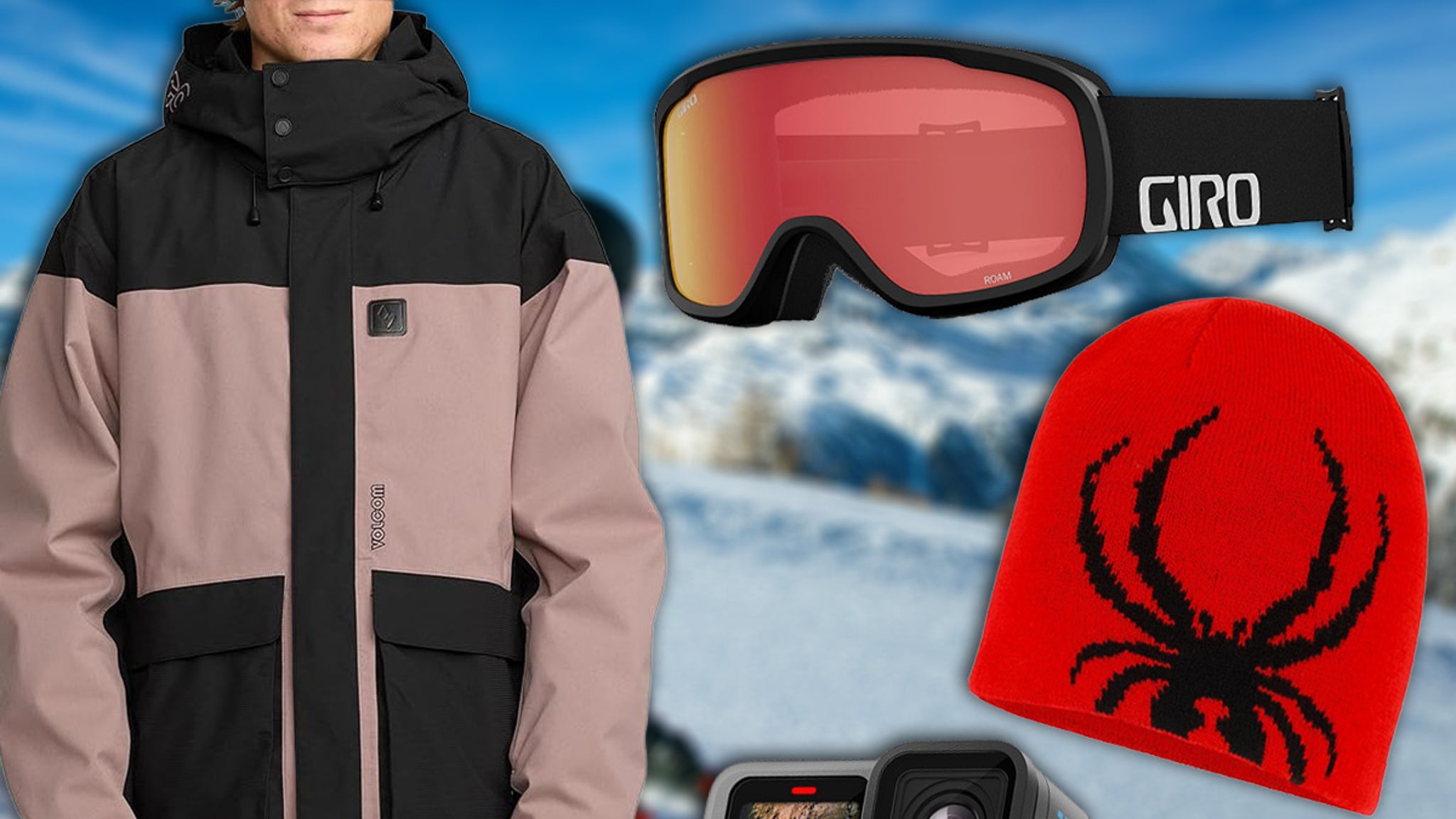 Ropa de snowboard y esquí para los días de nieve polvo