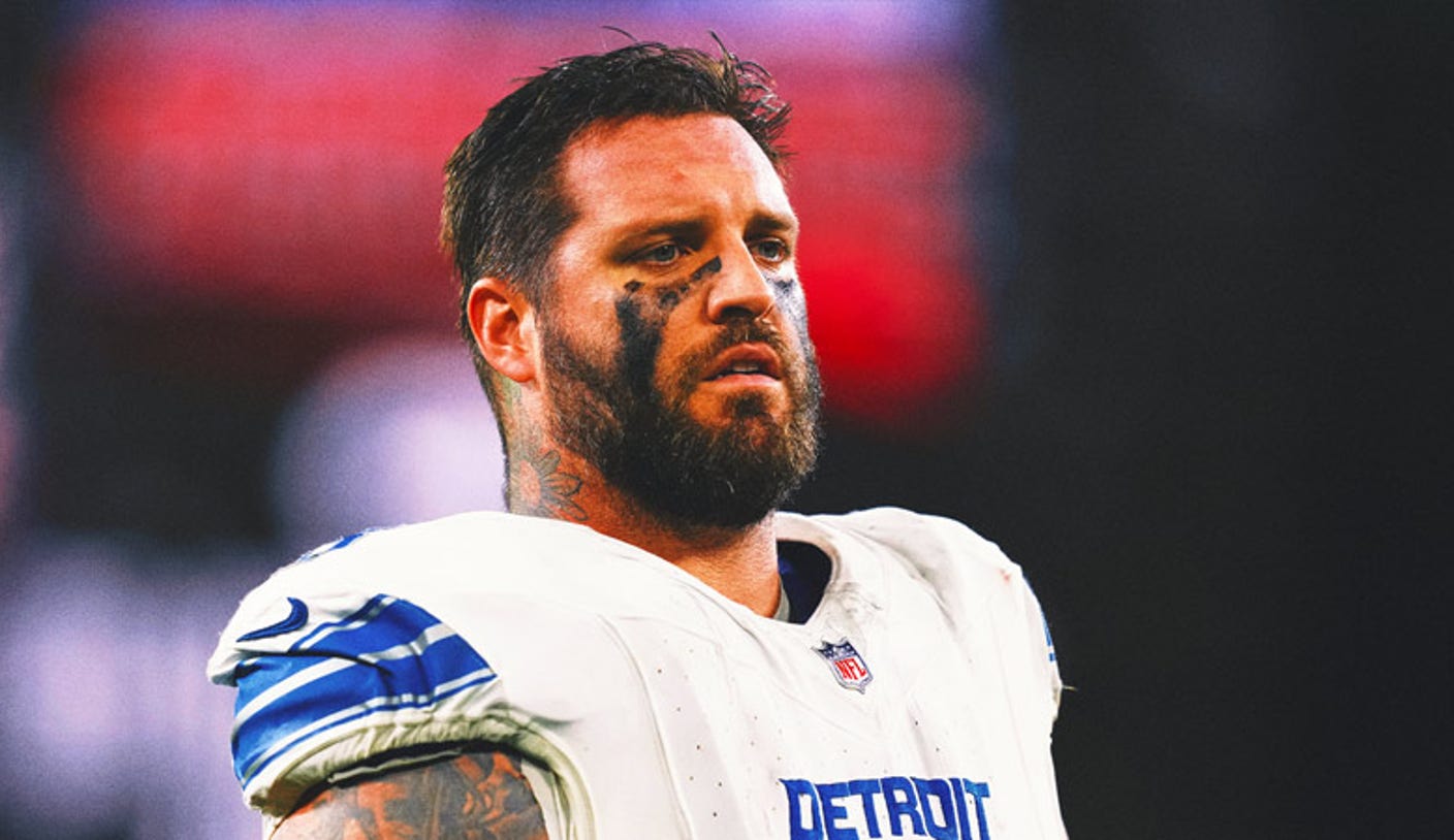 El teniente de los Lions, Taylor Decker, solicita y recibe la liberación después de 10 años en Detroit
