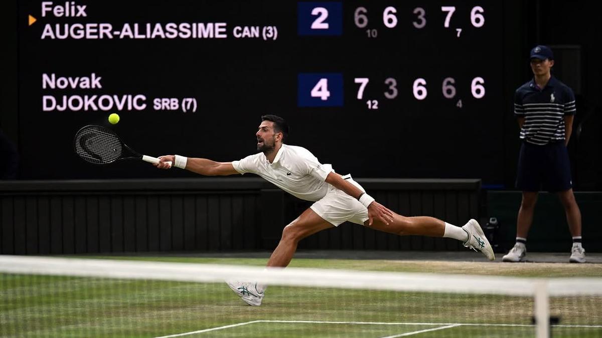 Wimbledon 2026 | Sobre la longevidad y la excelente forma física: Novak Djokovic, de 39 años, continúa redefiniendo el gráfico de su carrera
