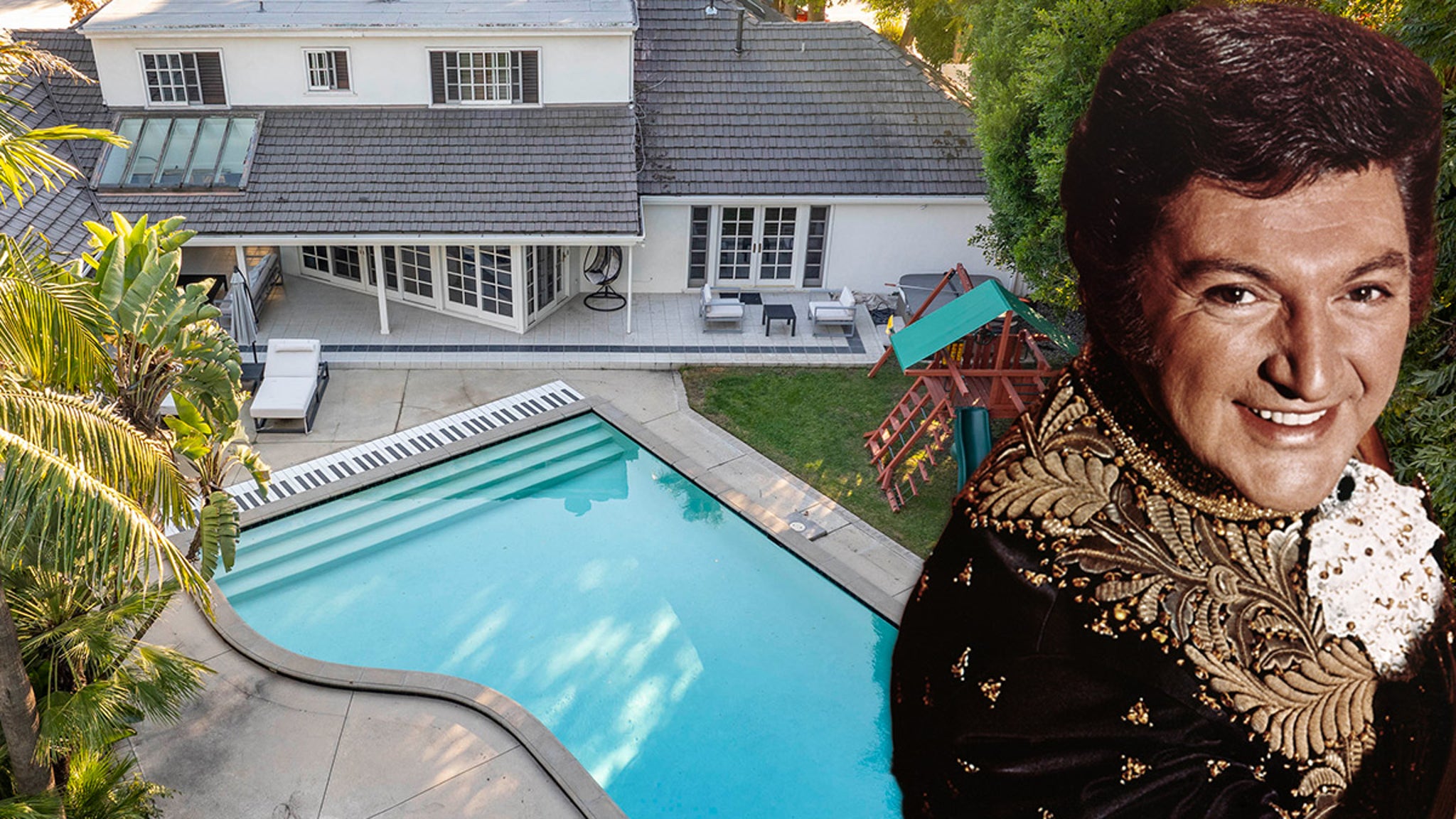 La antigua casa de Liberace en Los Ángeles con una icónica piscina con piano sale al mercado por 3,1 millones de dólares