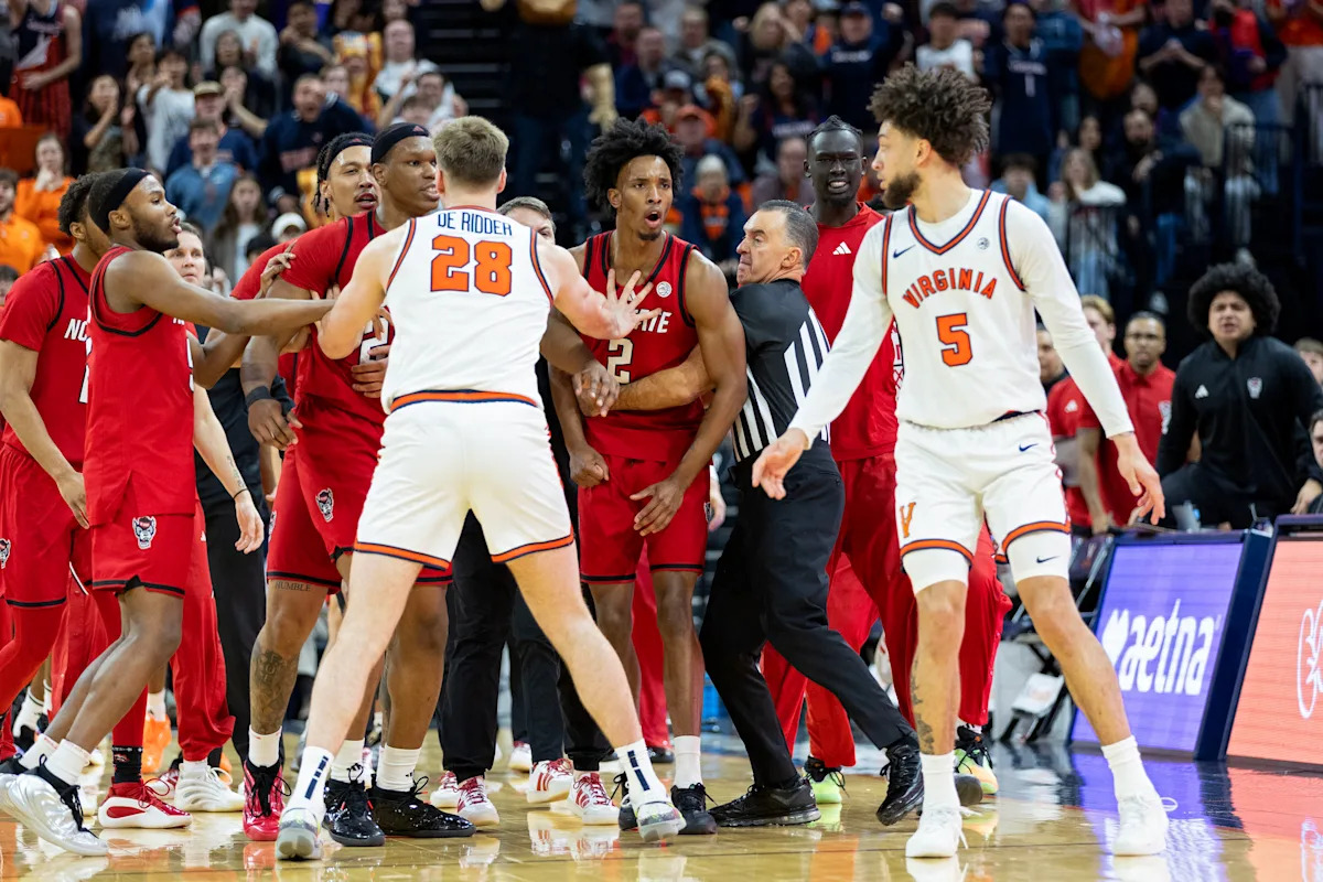 Estalla la pelea, el jugador es expulsado mientras el No. 11 Virginia logra una gran victoria sobre NC State