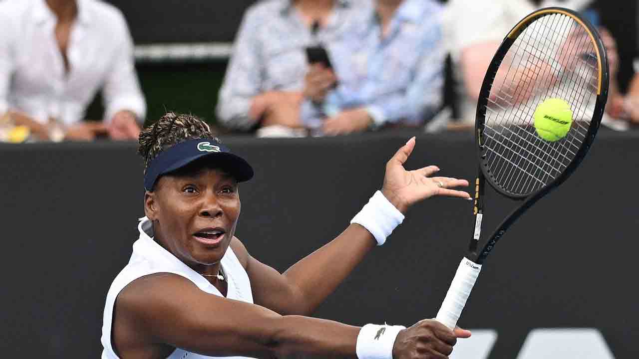 Venus Williams pierde en la primera ronda del torneo preparatorio del Abierto de Australia en Hobart