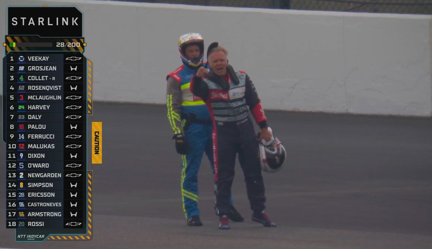 Indy 500: Ed Carpenter parece maldecir a Takuma Sato después del accidente del último día