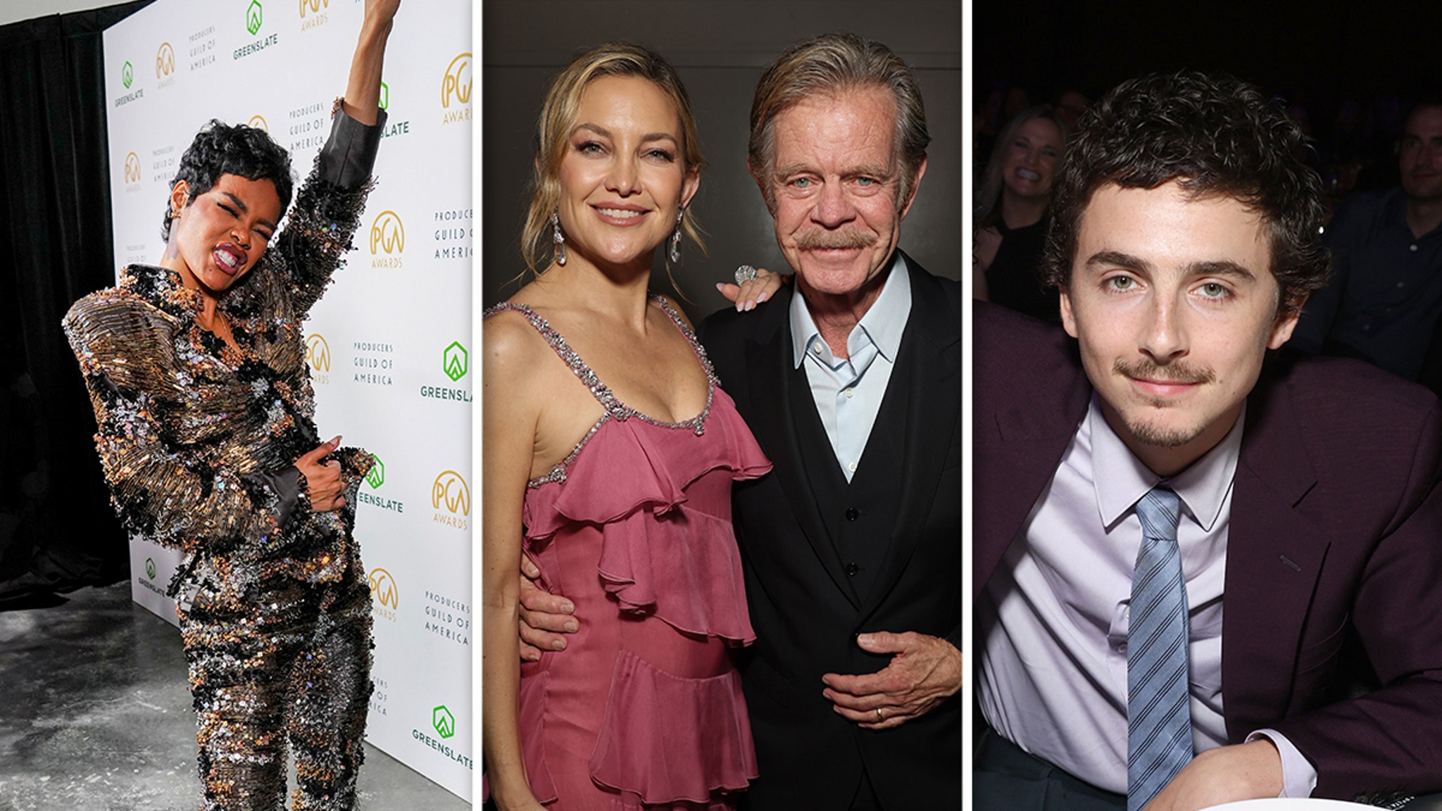 Los famosos brillan en los Premios Pre-SAG en los Producers Guild Awards