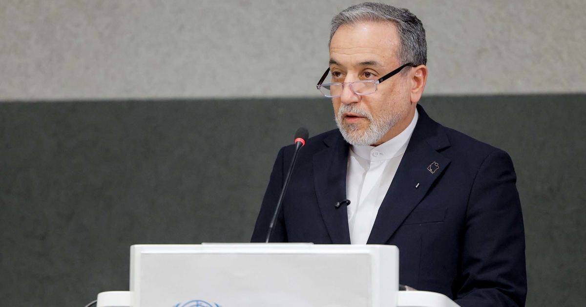 El Ministro de Asuntos Exteriores iraní, Araghchi, comenta sobre las negociaciones nucleares con Estados Unidos.
