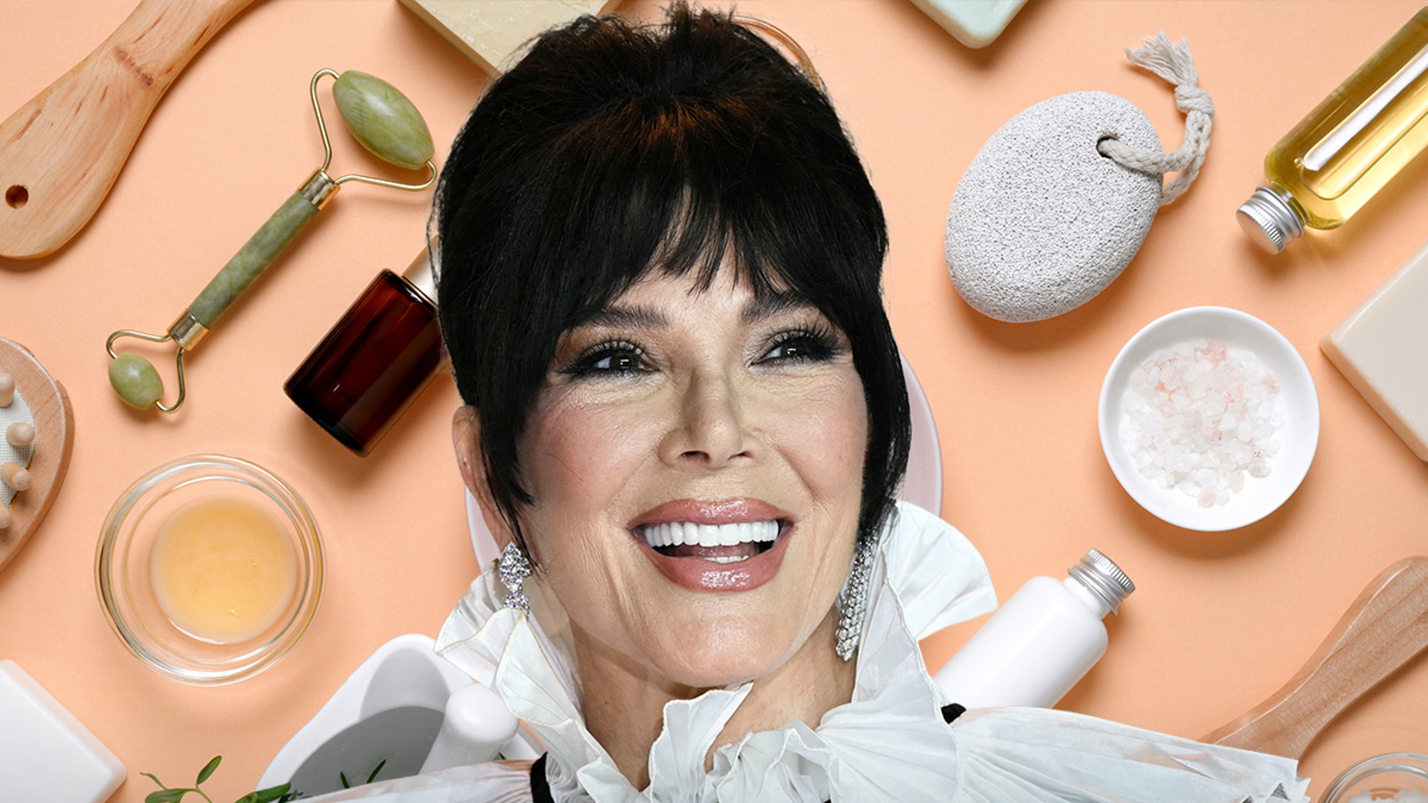 Kris Jenner presenta una marca para una posible nueva línea de belleza, “Queen By Kris Jenner”