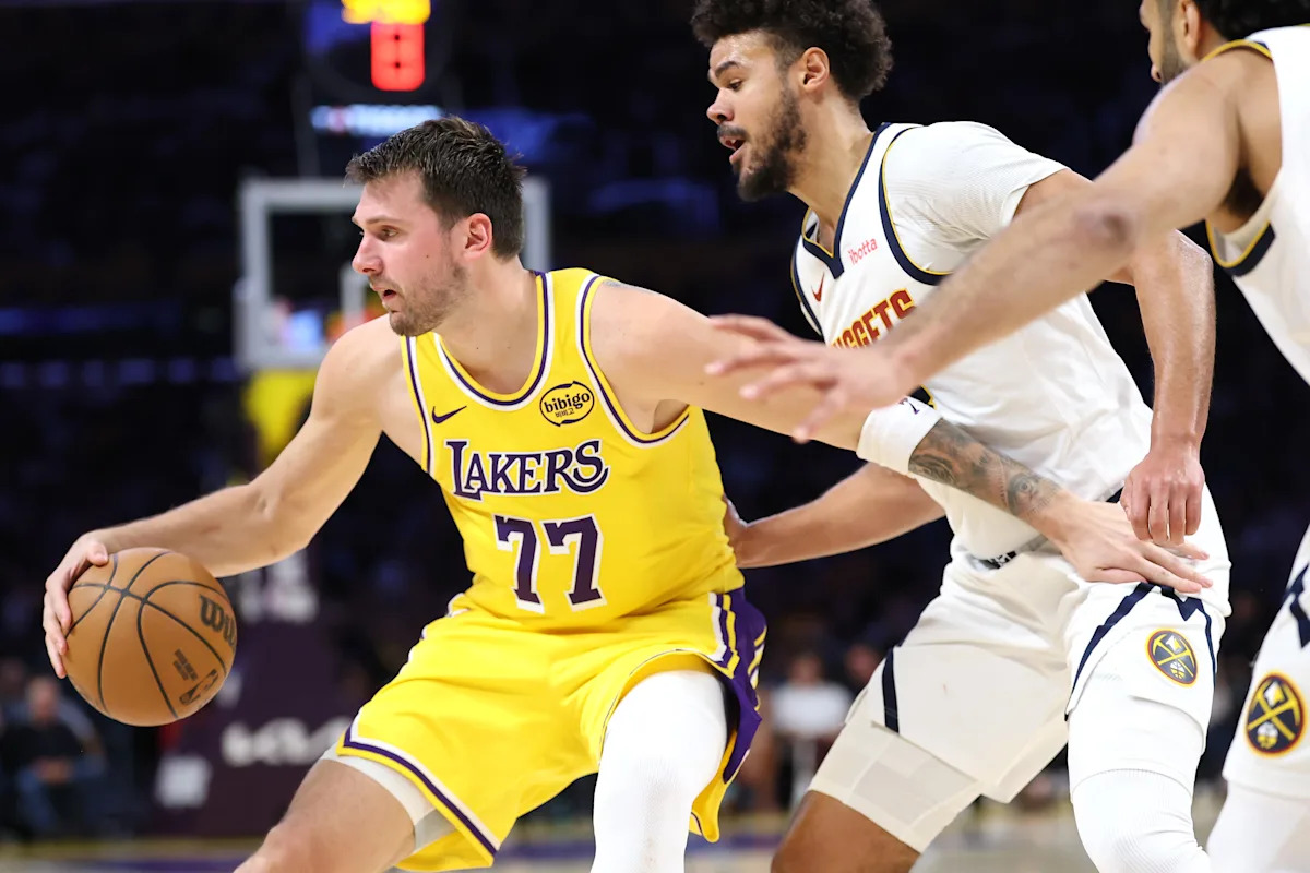 Luka Dončić realiza un tiro salvaje para empujar a los Lakers a superar a los Nuggets en tiempo extra
