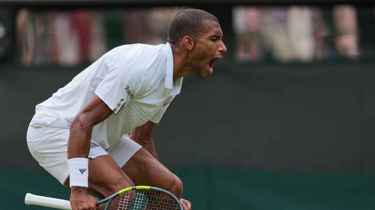 La canadiense Auger-Aliassime avanzó a cuartos de final de Wimbledon