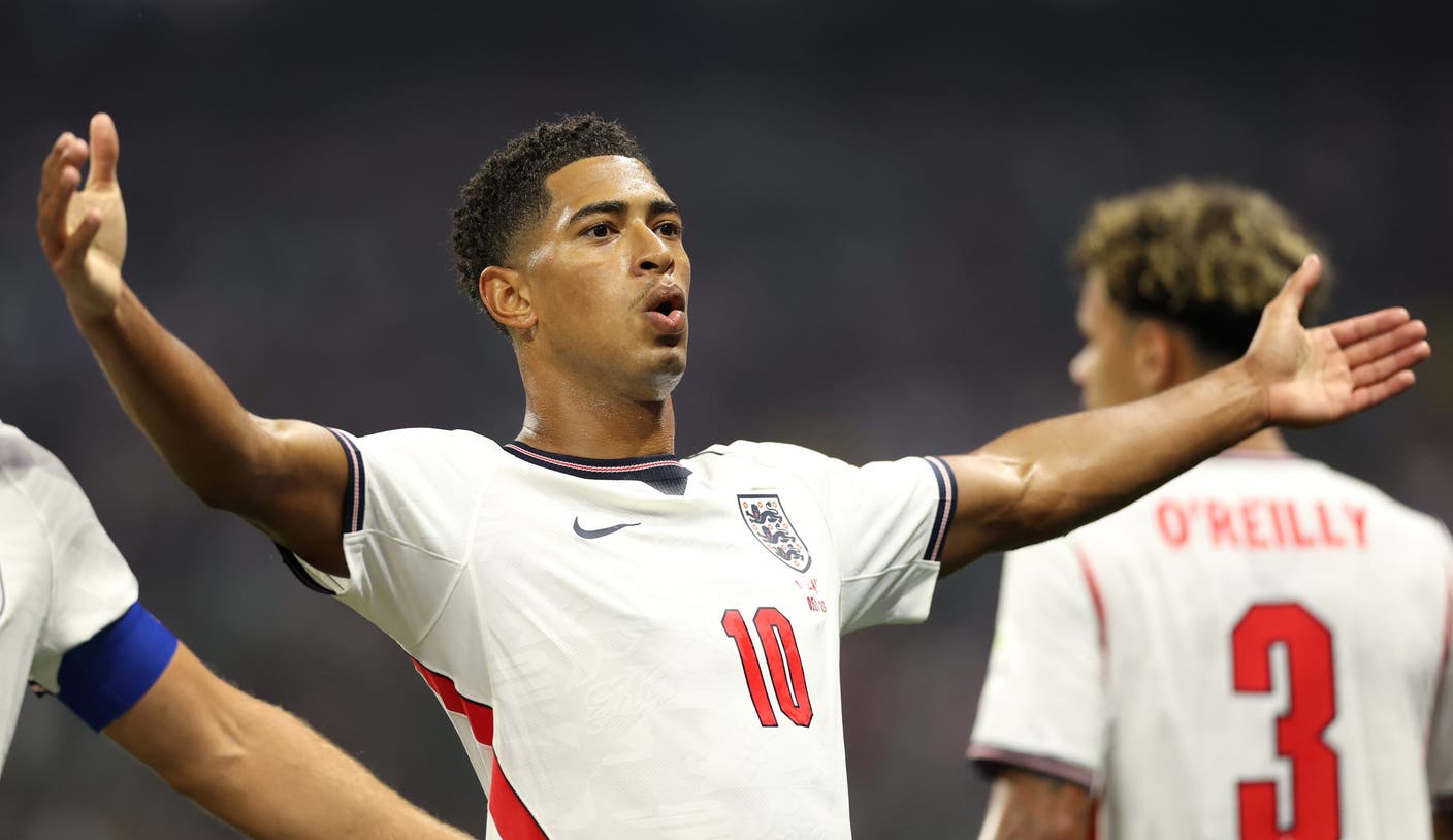 ¡Brillante Bellingham! Estrella de Inglaterra marca 2 goles en 2 minutos contra México