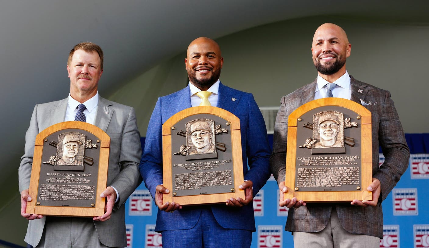 Carlos Beltrán, Andruw Jones y Jeff Kent consagrados en el Salón de la Fama del Béisbol