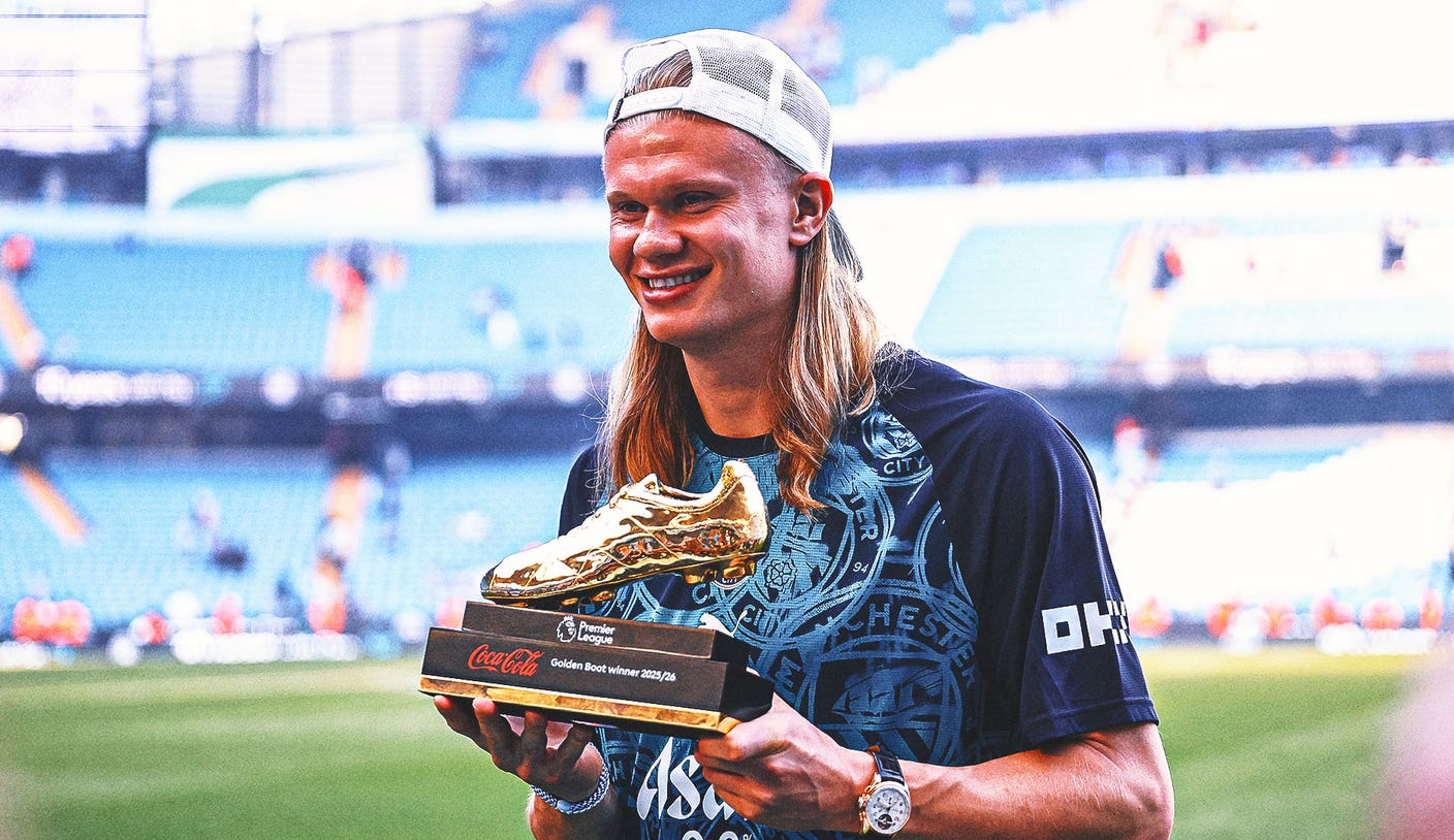 Erling Haaland gana la tercera Bota de Oro para empatar a Harry Kane y Alan Shearer
