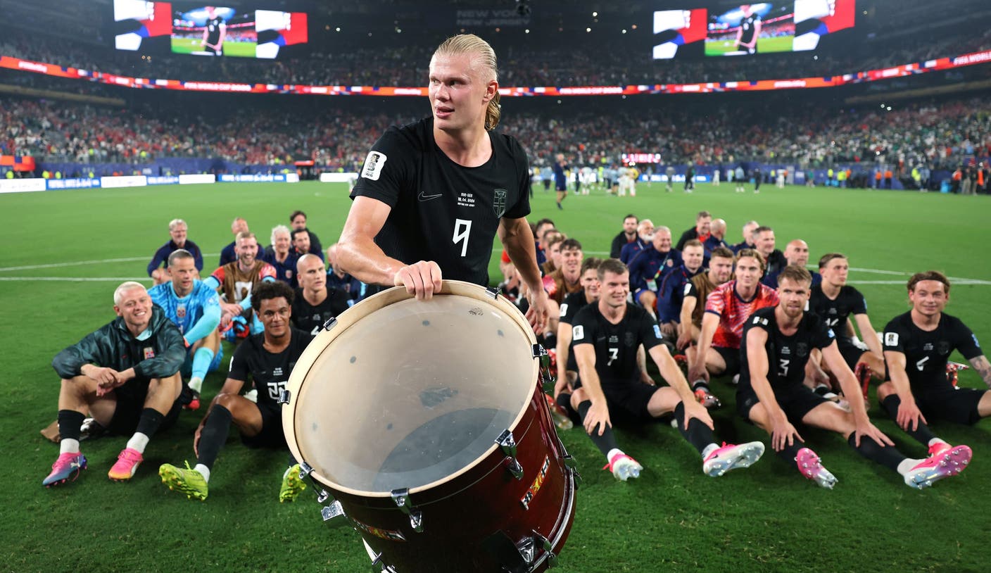 Una fila de vikingos y Francia ‘ganan el torneo’: la divertida noche de Haaland en el Mundial