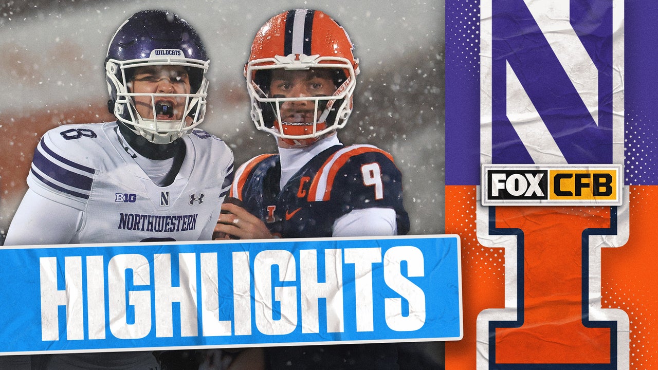 Lo más destacado de la lucha de Northwestern Wildcats contra Illinois contra Illini | Fútbol universitario FOX