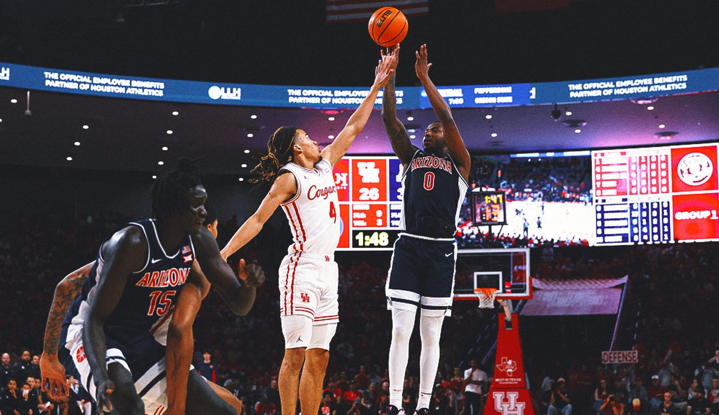 El No. 4 Arizona le propina al No. 2 Houston su primera derrota en casa de la temporada