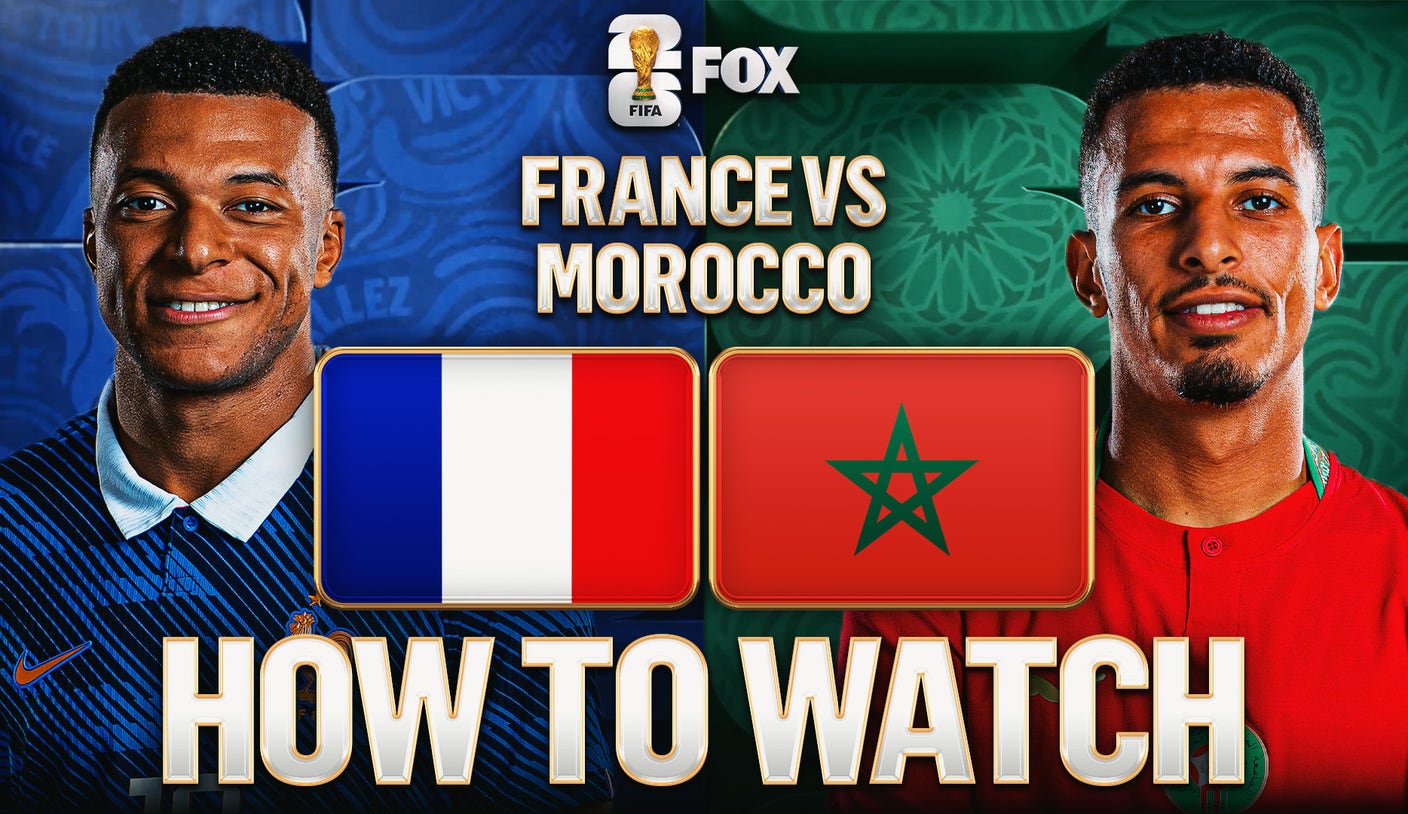 Cómo ver Francia y Mbappé vs Marruecos: canal de TV, transmisión en vivo, hora
