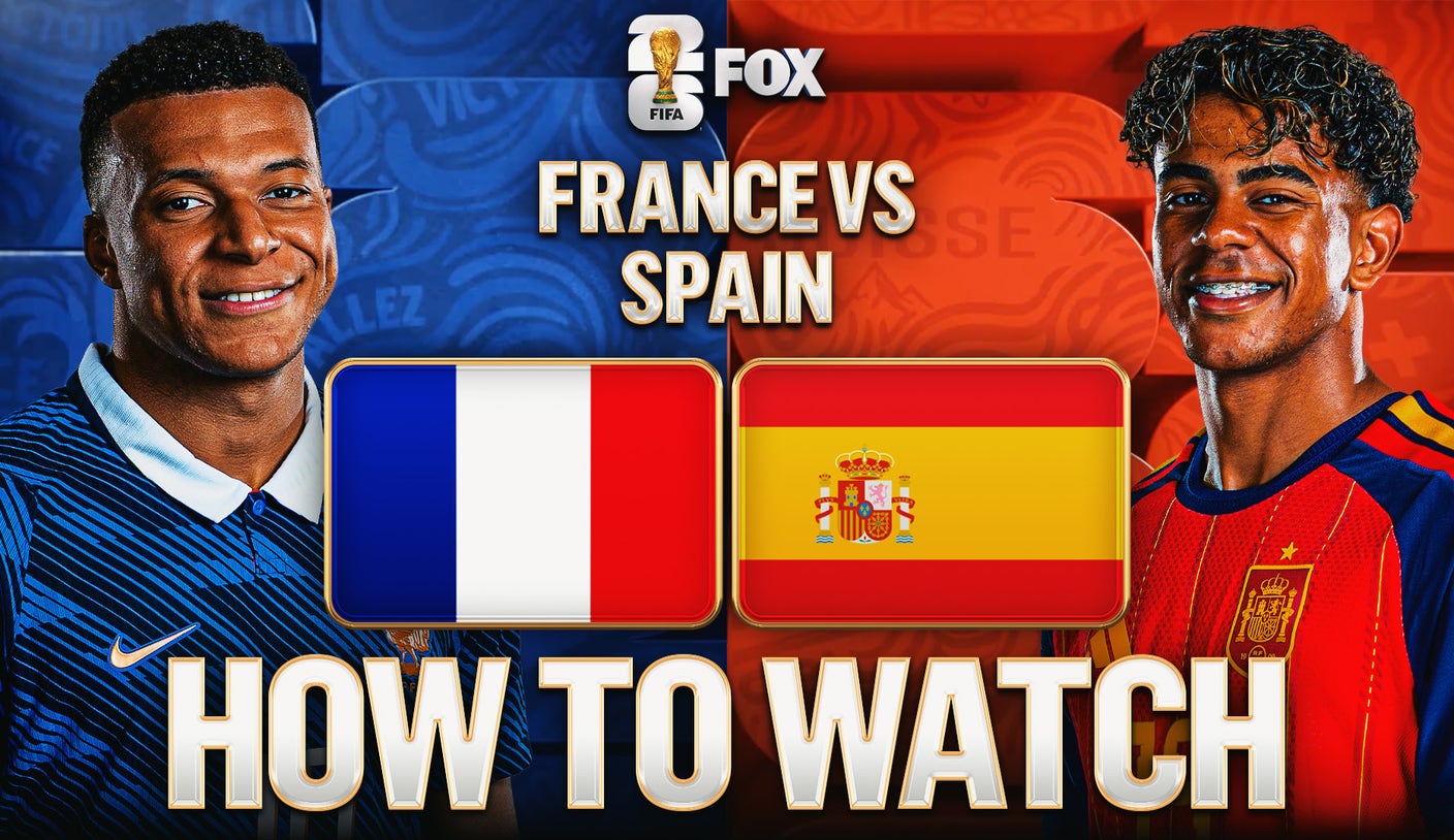 Cómo ver Francia y Mbappé vs España: canal de TV, transmisión en vivo, hora