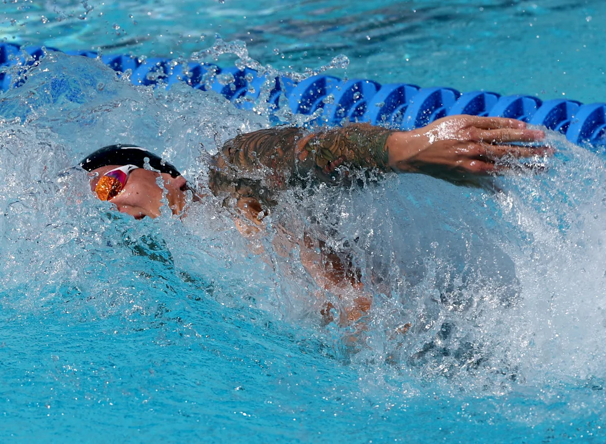 Caeleb Dressel gana 100 m estilo libre en los nacionales de EE. UU. y nada 2 tiempos más rápidos desde 2024