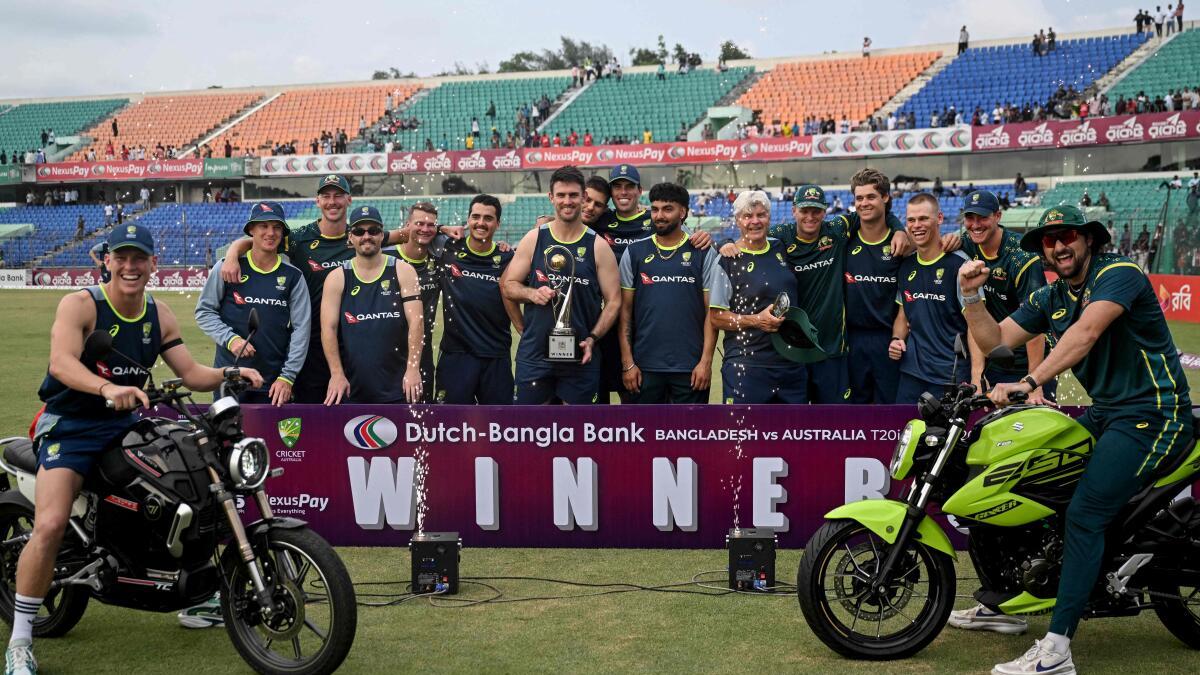 AUS v BAN, tercer T20I: Marsh ayuda a Australia a completar la serie