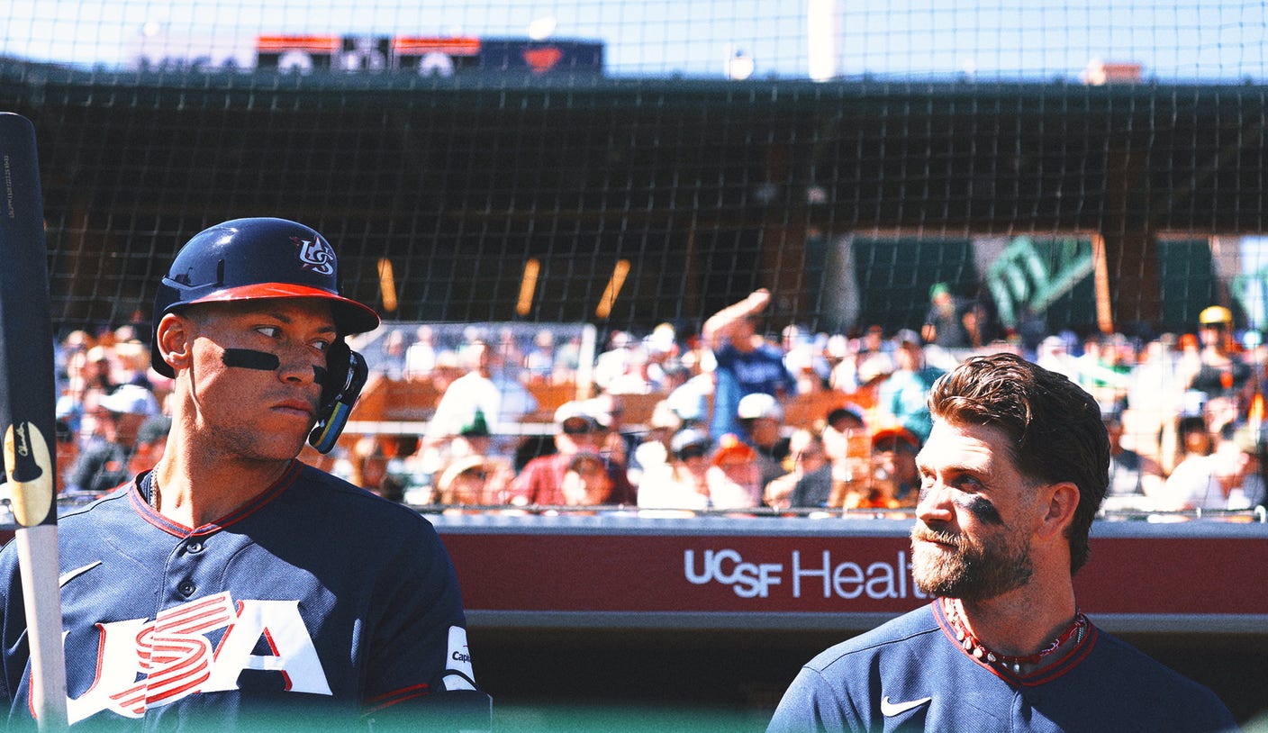 Aaron Judge y Bryce Harper llevan a EE.UU. a la victoria antes del Clásico Mundial de Béisbol