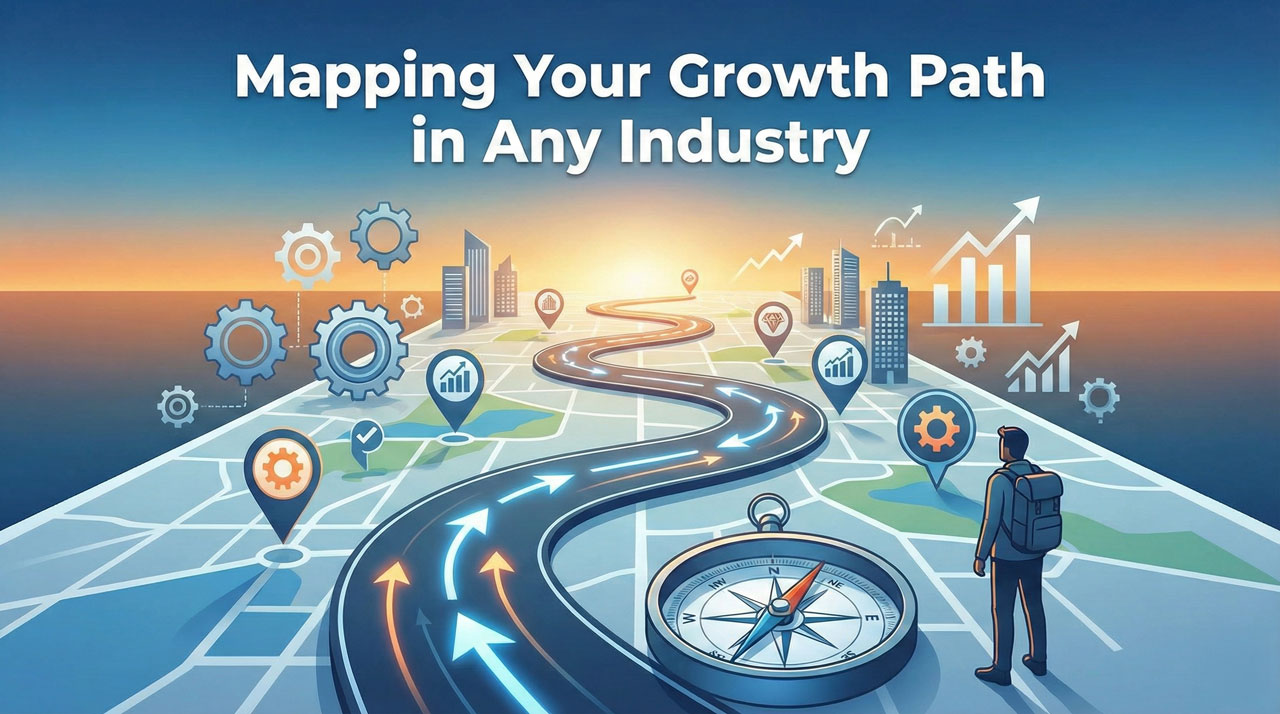 Del puesto inicial al ejecutivo: trazando su camino de crecimiento en cualquier industria