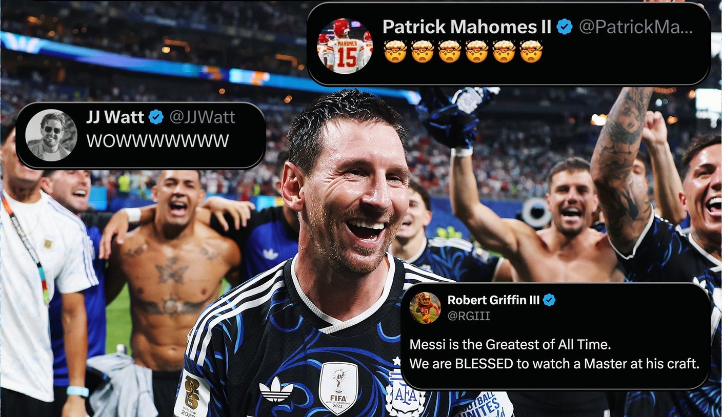 El mundo del deporte reacciona ante la victoria de Argentina sobre Inglaterra en las semifinales del Mundial