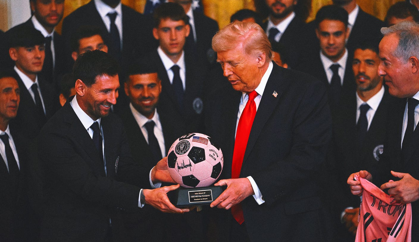 Lionel Messi e Inter Miami se reúnen con el presidente Donald Trump en la Casa Blanca