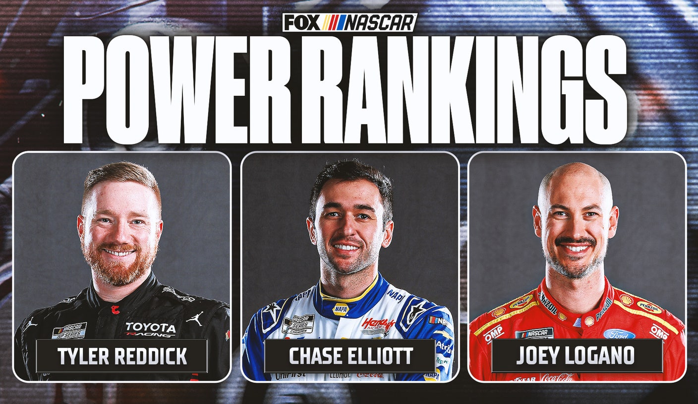 Power Rankings de NASCAR: Tyler Reddick asciende, Chase Elliott sube a la cima