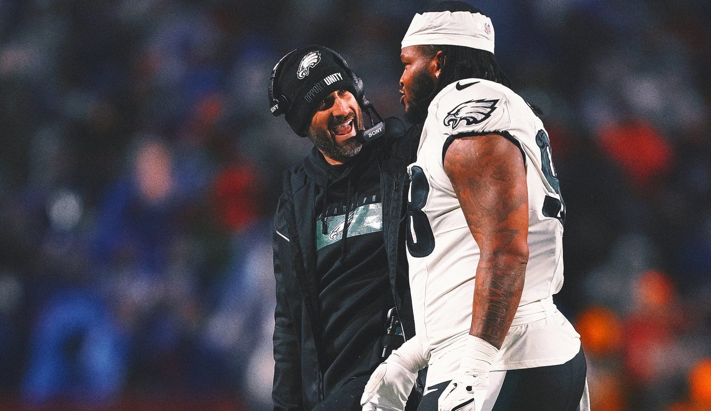 Eagles HC Nick Sirianni trollea a los fanáticos de los Bills después de una dramática victoria