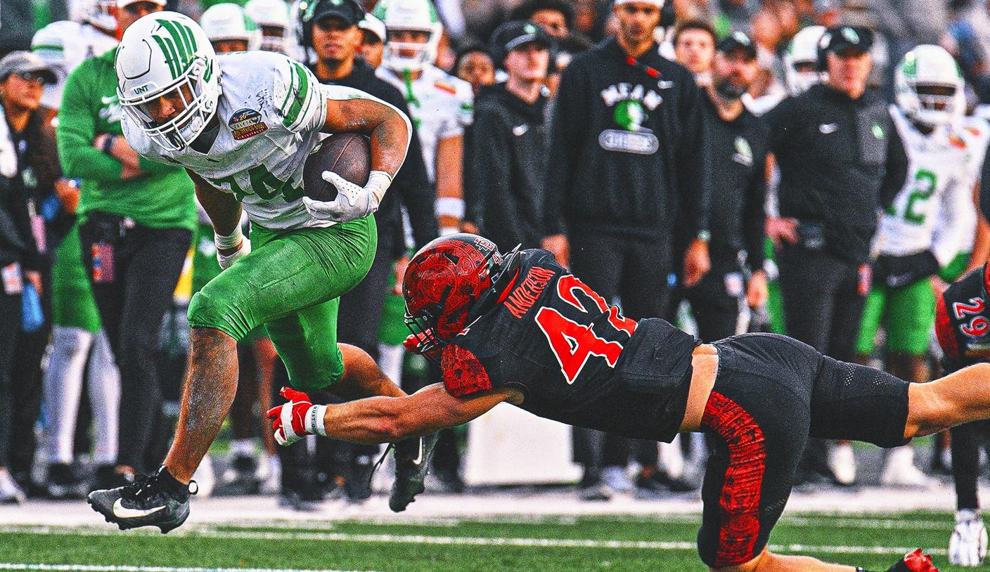 El No. 23 North Texas supera al estado de San Diego y gana el New Mexico Bowl por puntuación alta