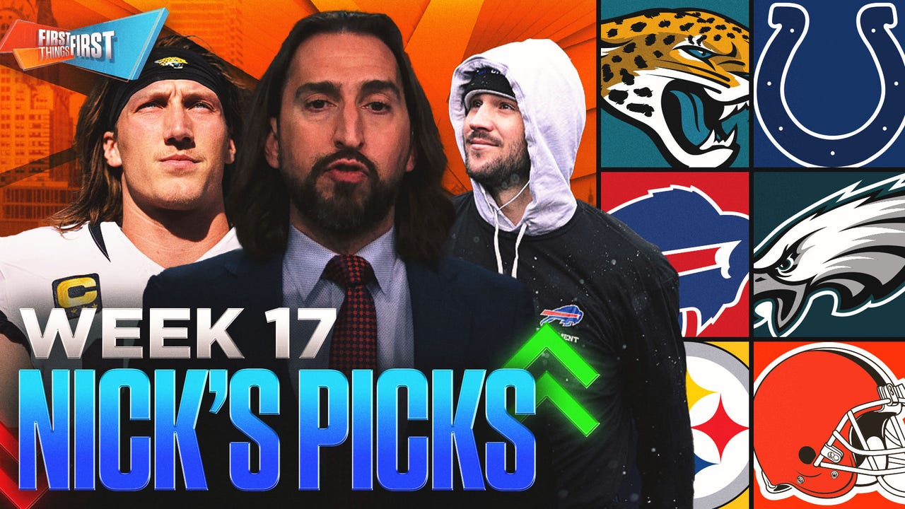 Hammer Jaguars, Steelers y Bills como favoritos en las selecciones de Nick Wright para la Semana 17 | Primero lo primero