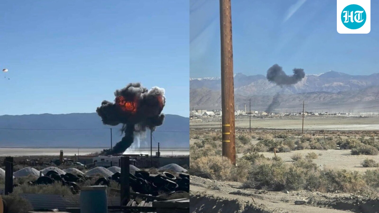 Un avión de combate se estrella cerca del aeropuerto Trona en San Bernardino, dicen los informes USAF Thunderbird F16; primeros detalles revelados
