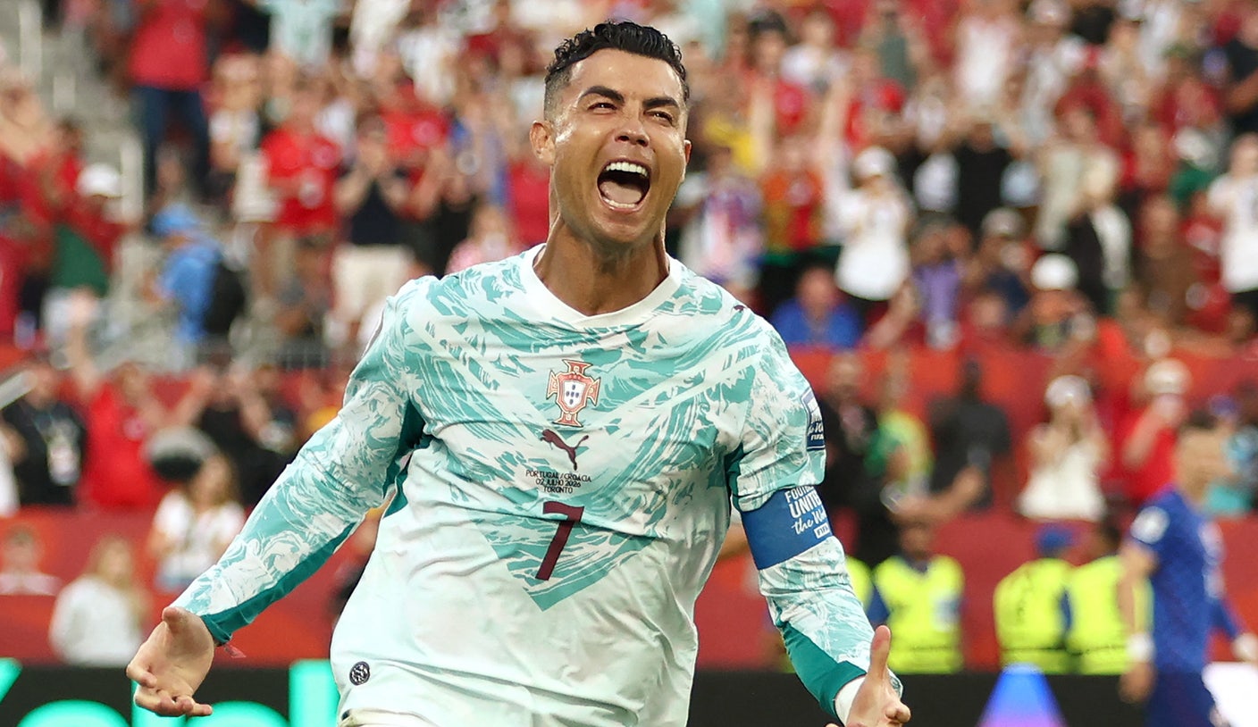 Cristiano Ronaldo marca su primer gol en los octavos de final del Mundial