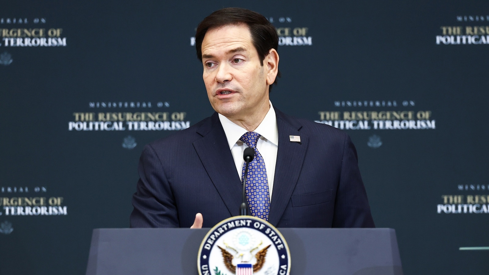 Rubio pide medidas antiterroristas internacionales contra la extrema izquierda