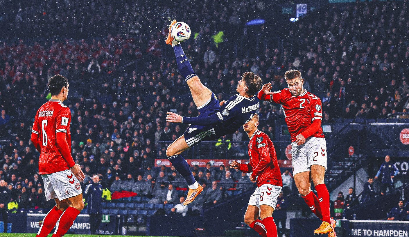 Escocia celebra el regreso de la Copa del Mundo con el billete Scott McTominay Bicycle Kick