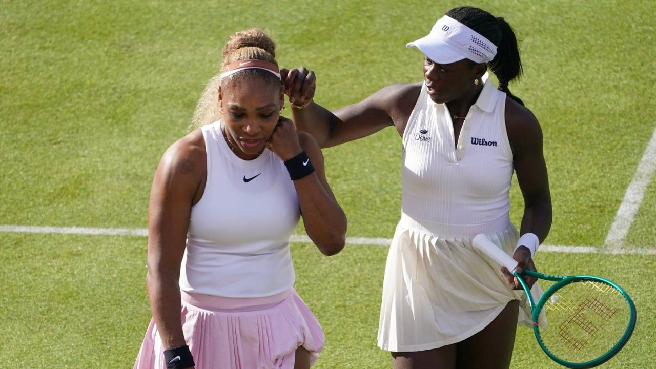 Los dobletes de Serena Williams en Queen’s Club en peligro tras la lesión de Victoria Mboko