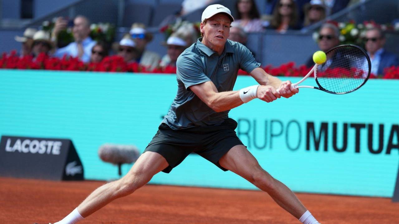 Sinner llega a la final del Madrid Open tras la victoria número 350 de su carrera