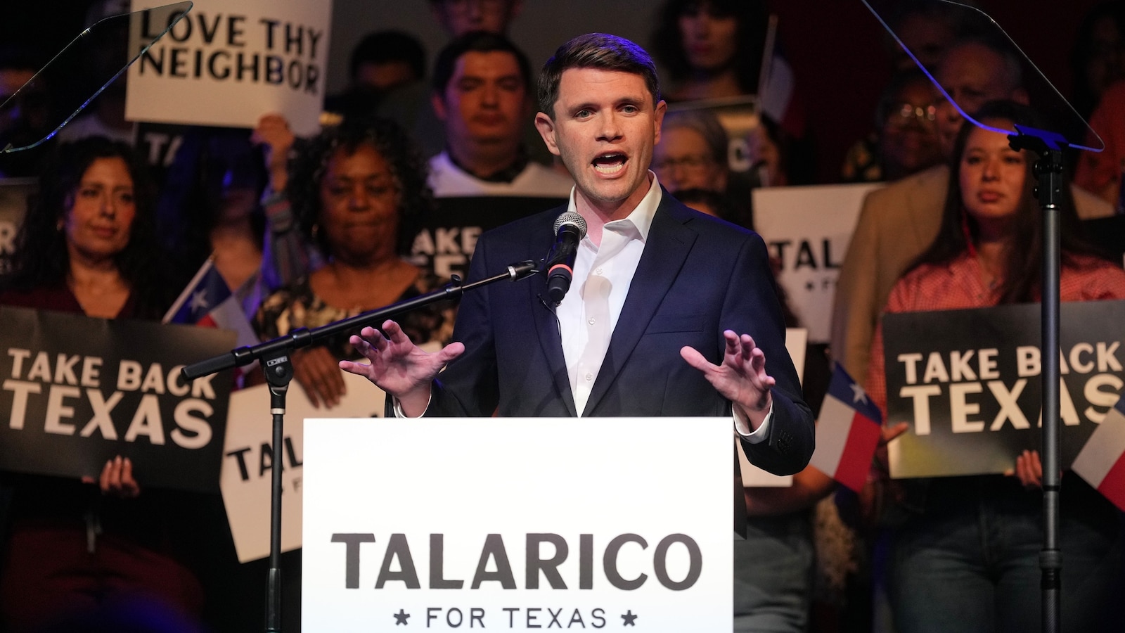 Talarico aborda comentarios sobre religión y género después de la victoria de Paxton