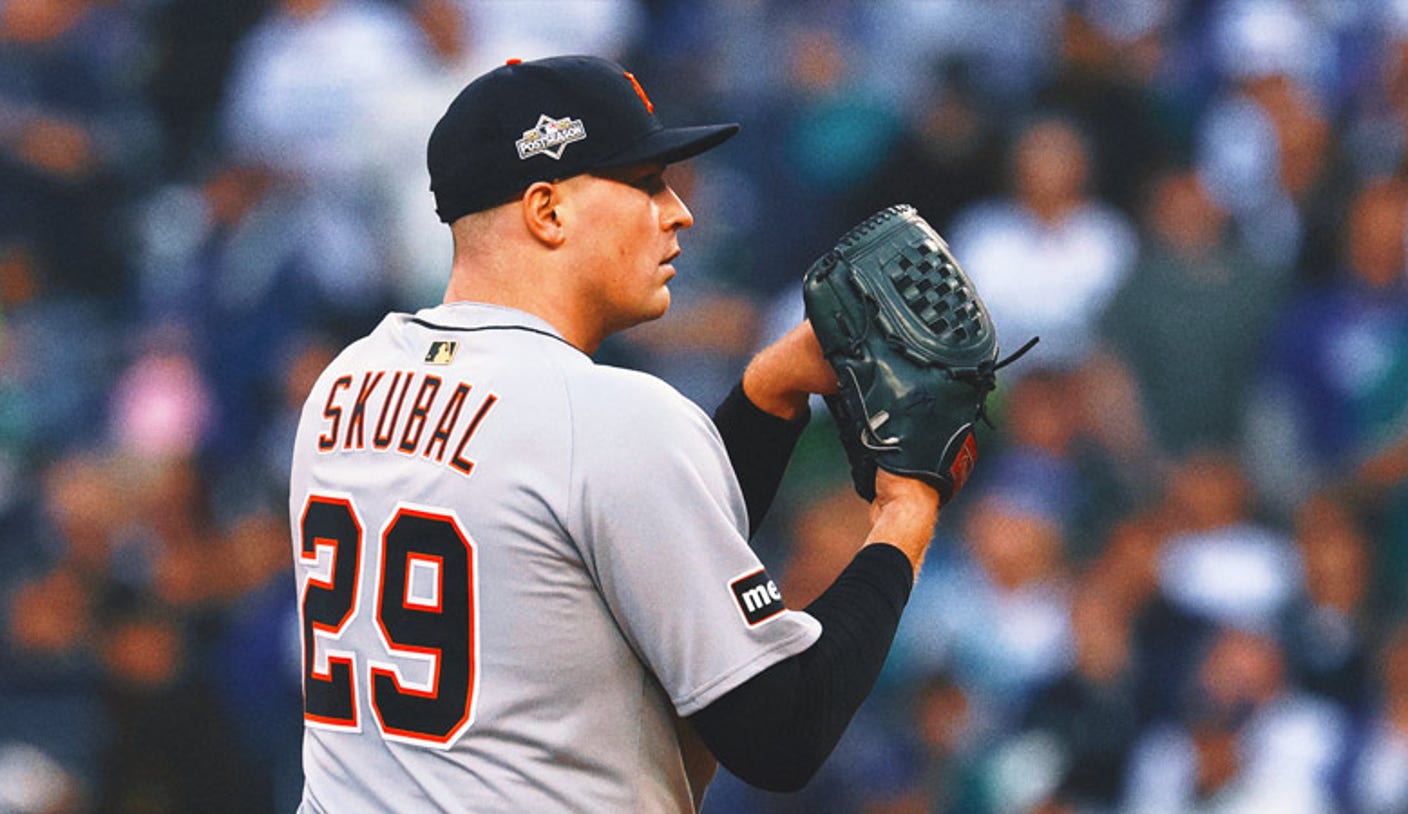 ¿Conocido? ¿Los Azulejos? Los 3 mejores intercambios de Tarik Skubal si los Tigres reciben ofertas