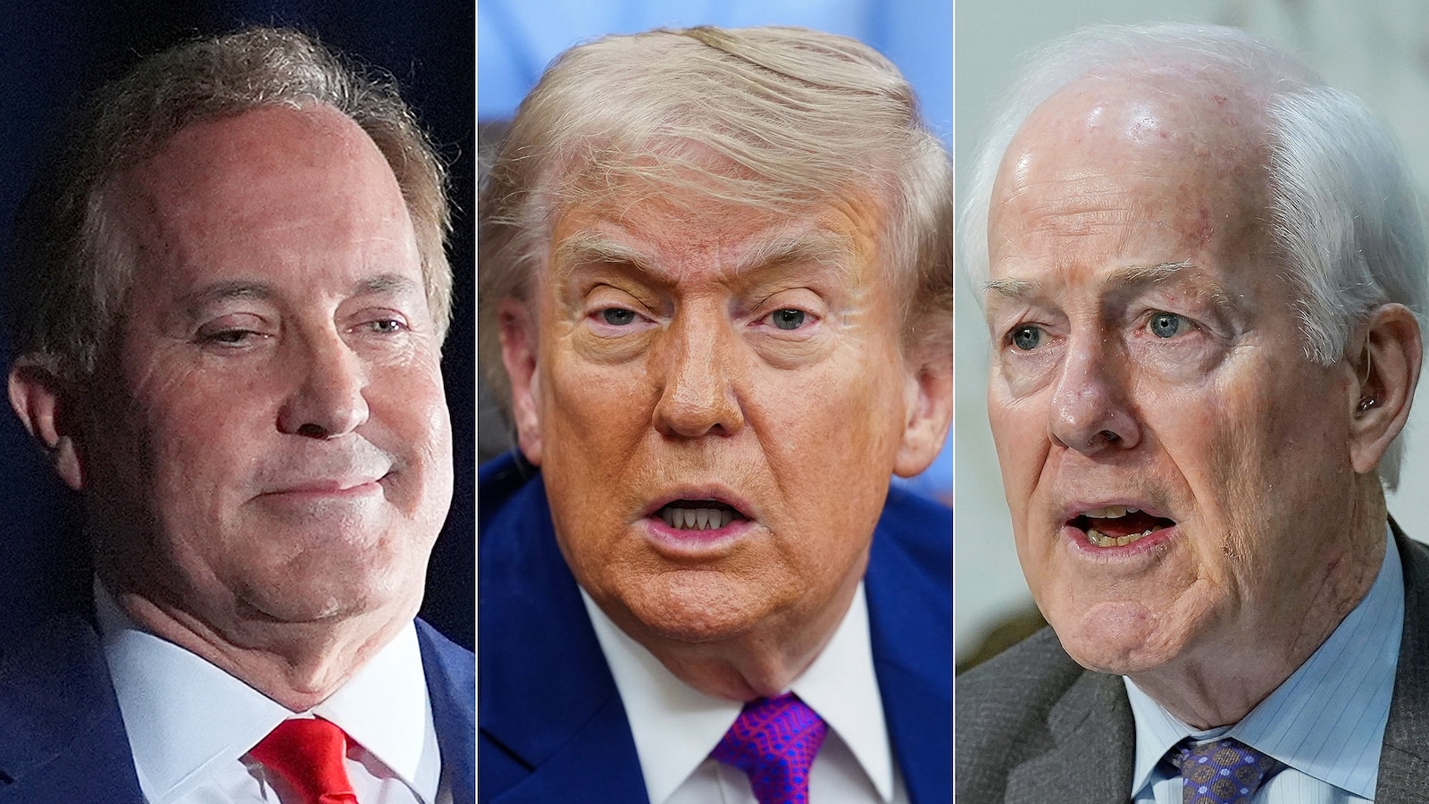 Trump apoya a Ken Paxton sobre el titular republicano John Cornyn en las primarias del Senado de Texas
