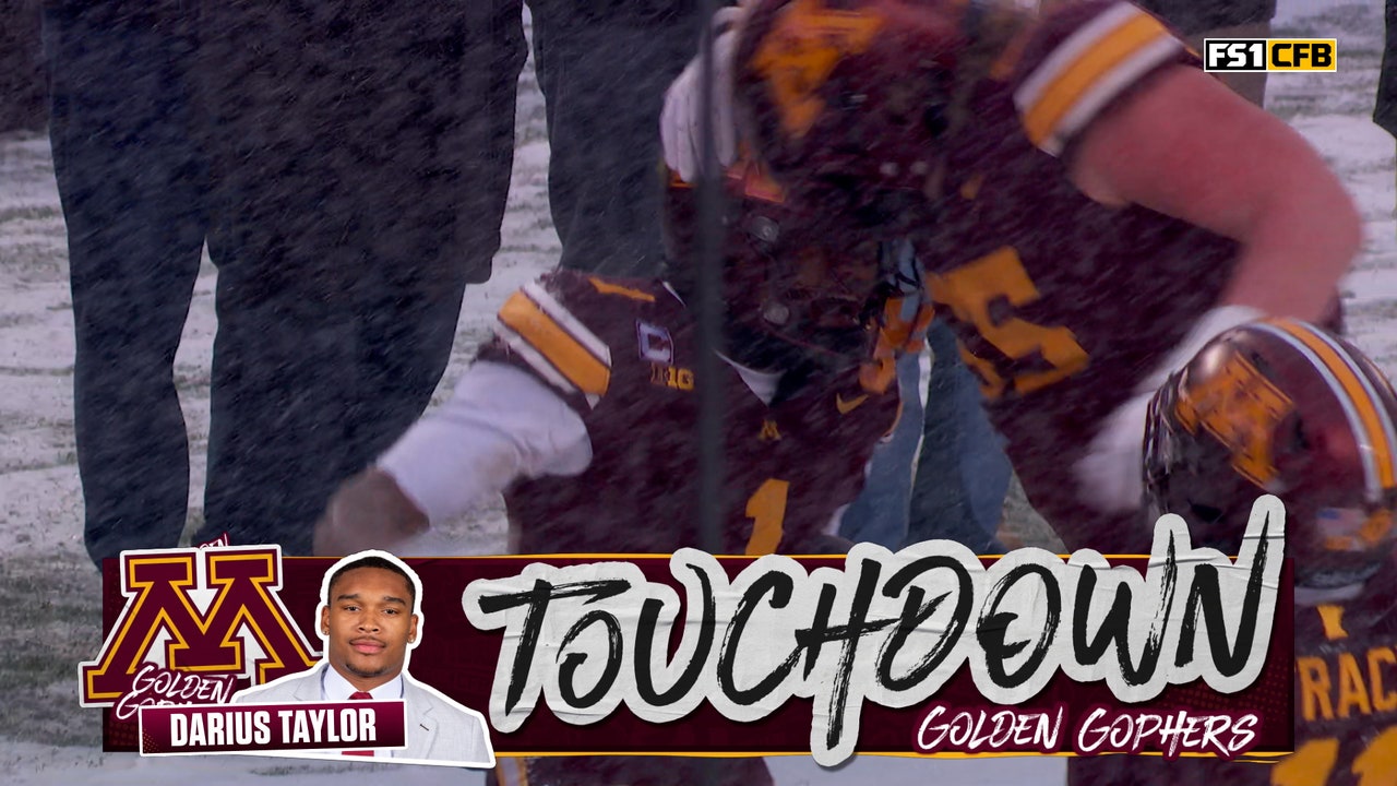 Darius Taylor logra una carrera de touchdown de 49 yardas, ampliando la ventaja de Minnesota sobre Wisconsin